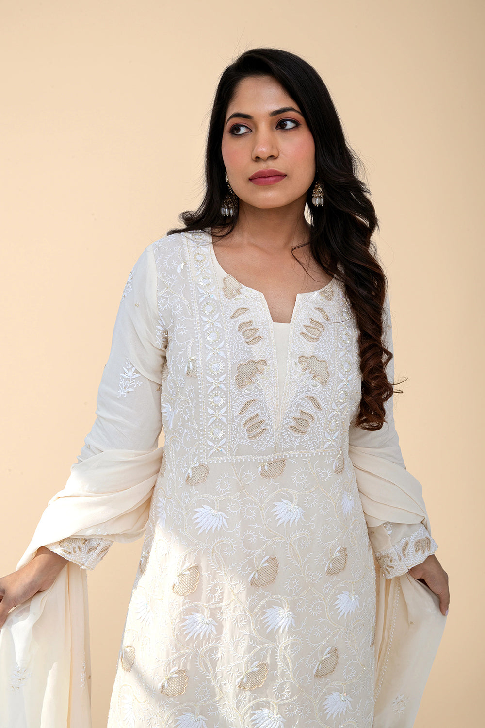 Almond Beige Kurta Set