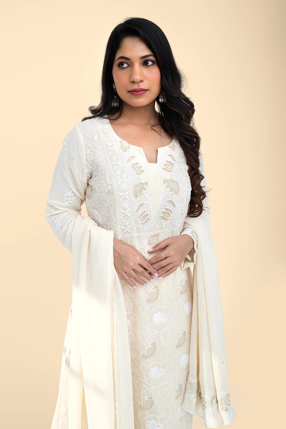 Almond Beige Kurta Set