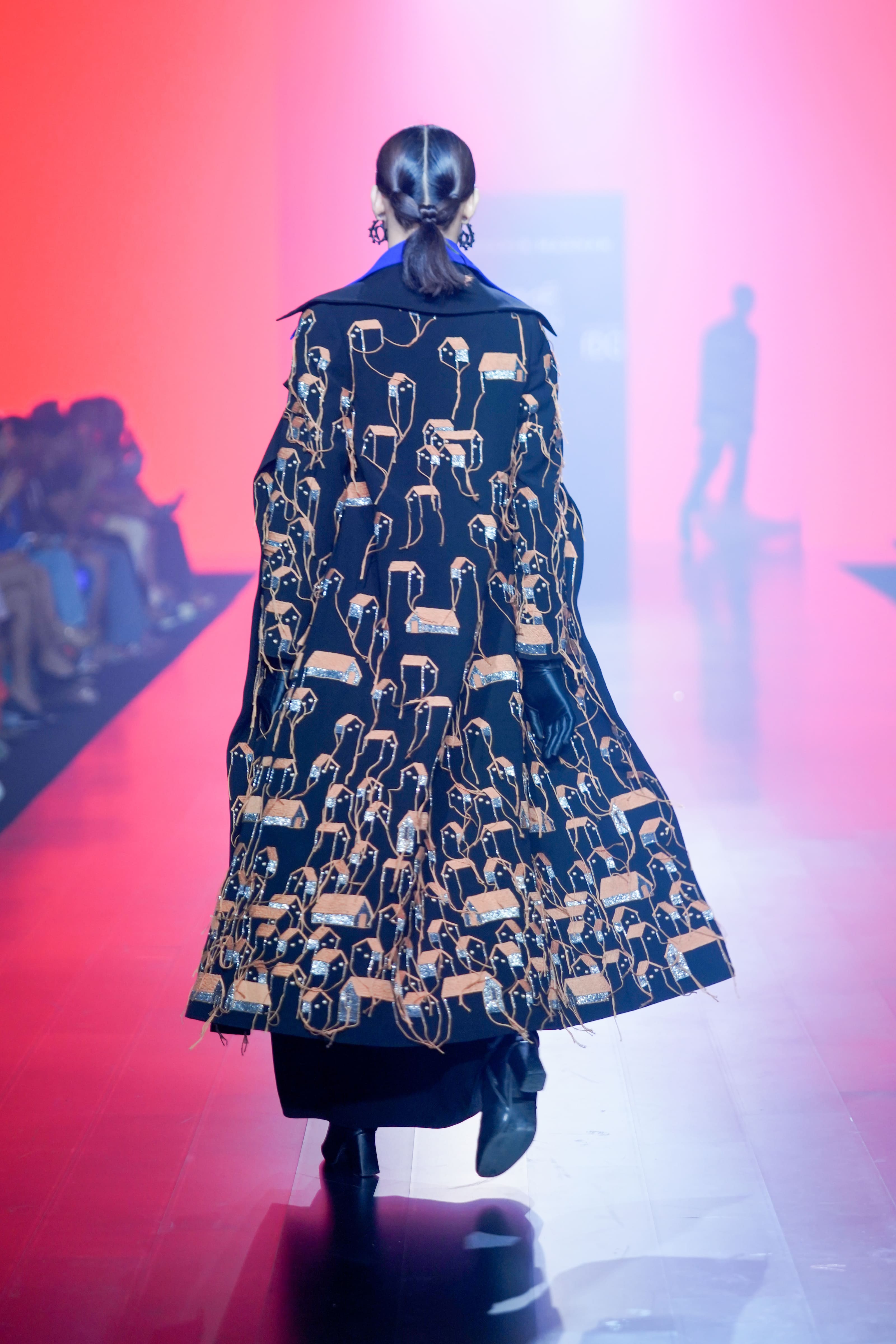 Wrap Skirt Of Tiny Houses Oversized Long Coat