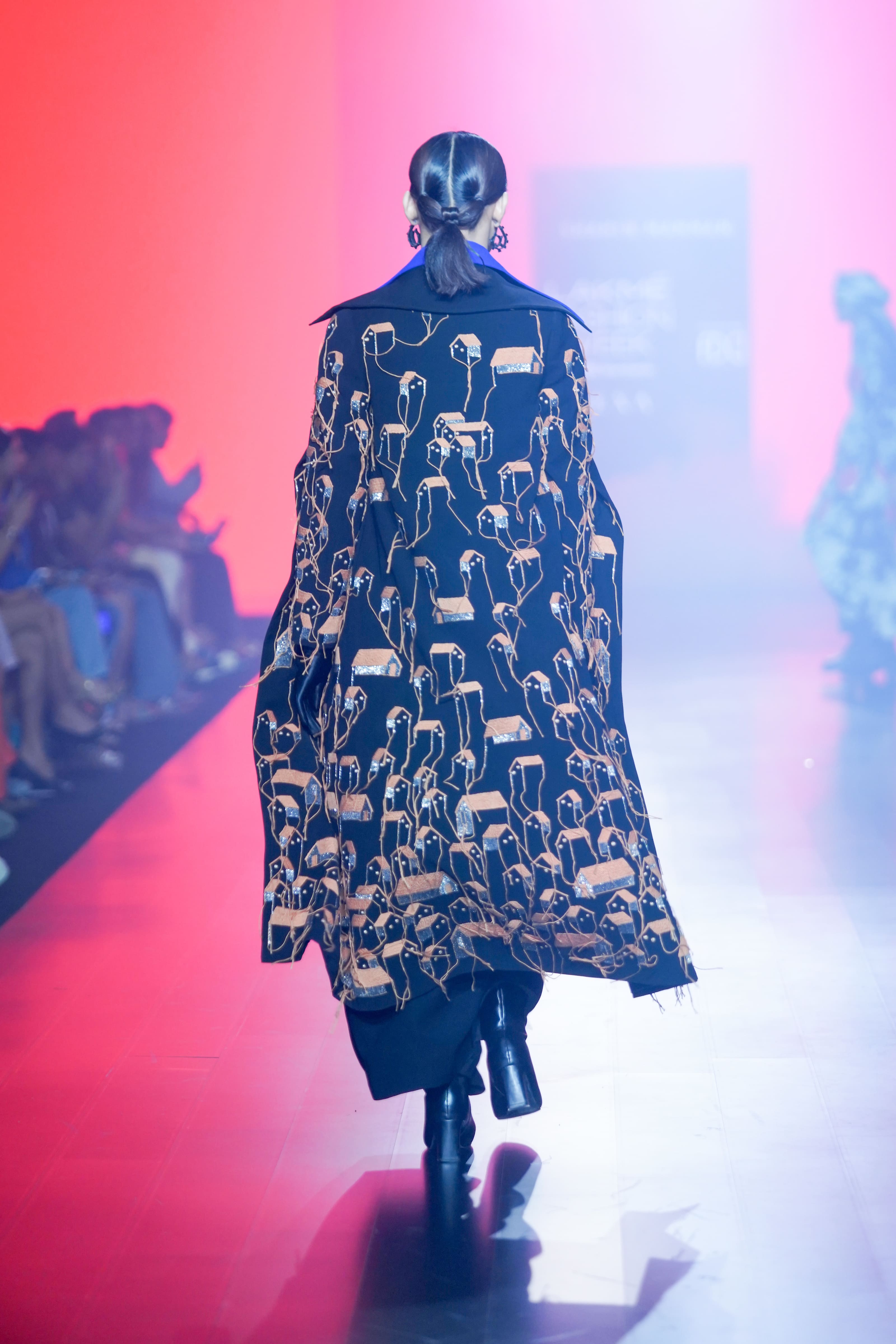 Tiny Houses Oversized Long Coat