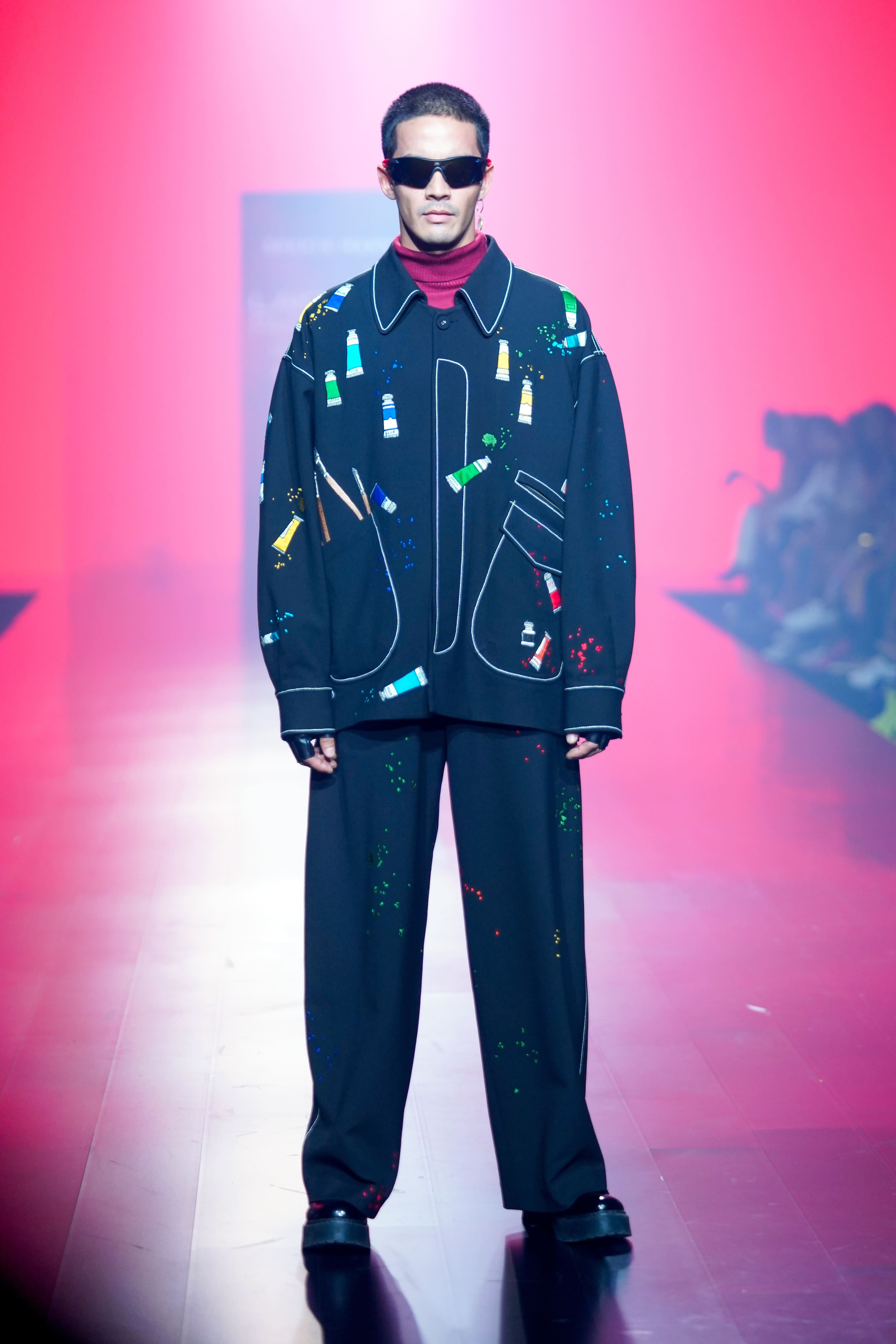 Pants Of "(Paint Tubes Oversized Jacket )"