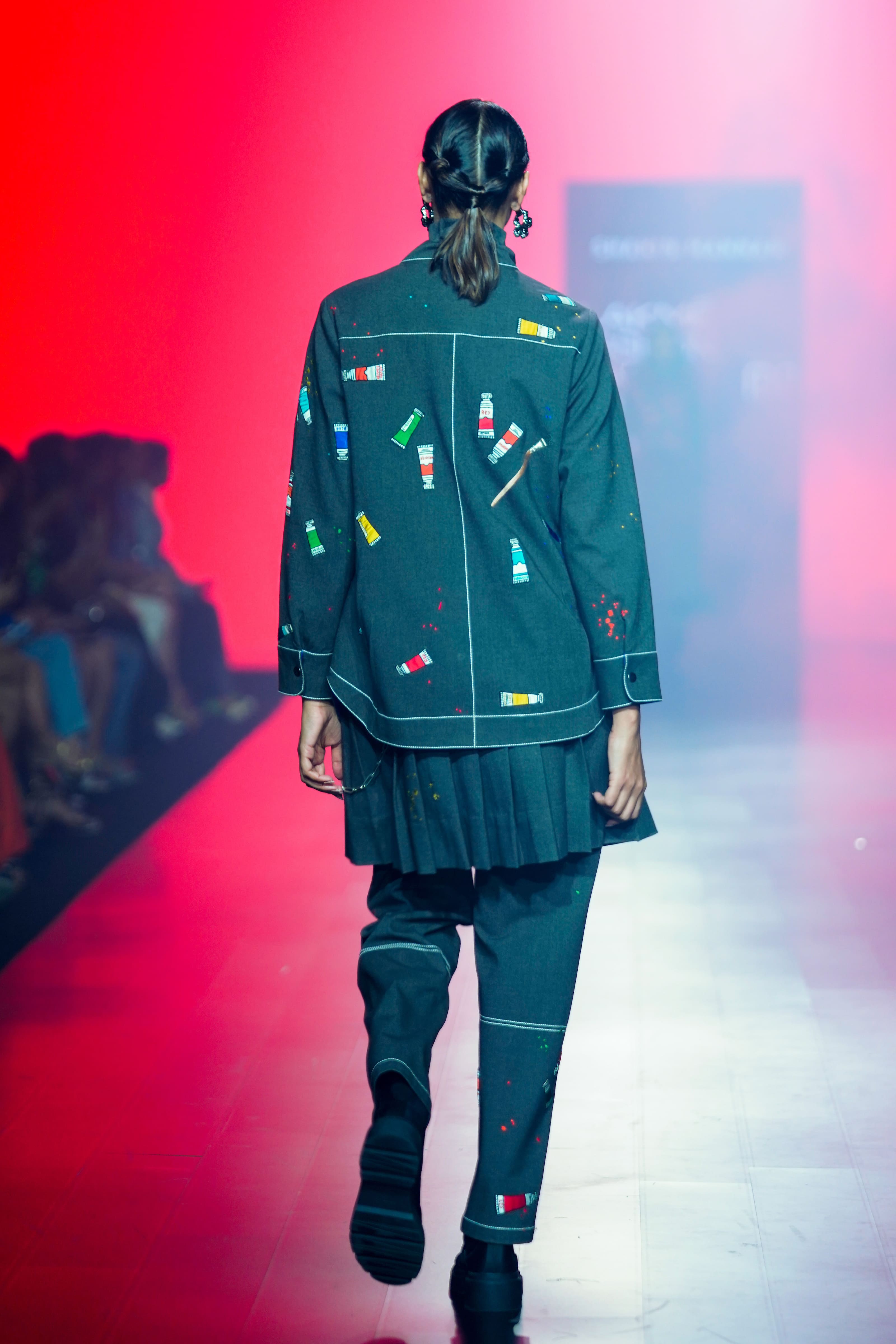 Pants Of Paint Brush Jacket