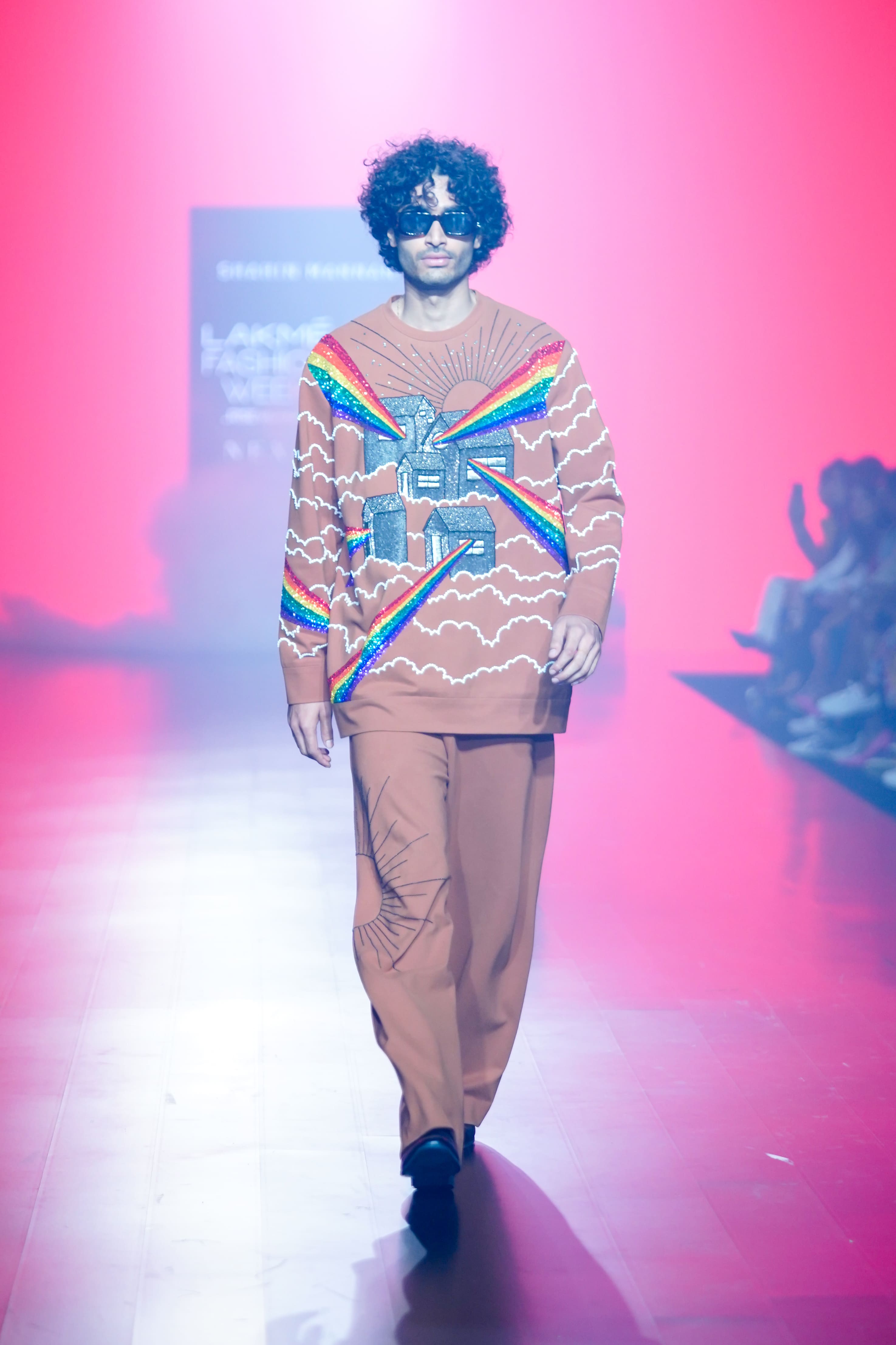 Boxy Pants Of Houses Of Rainbow Sweatshirt