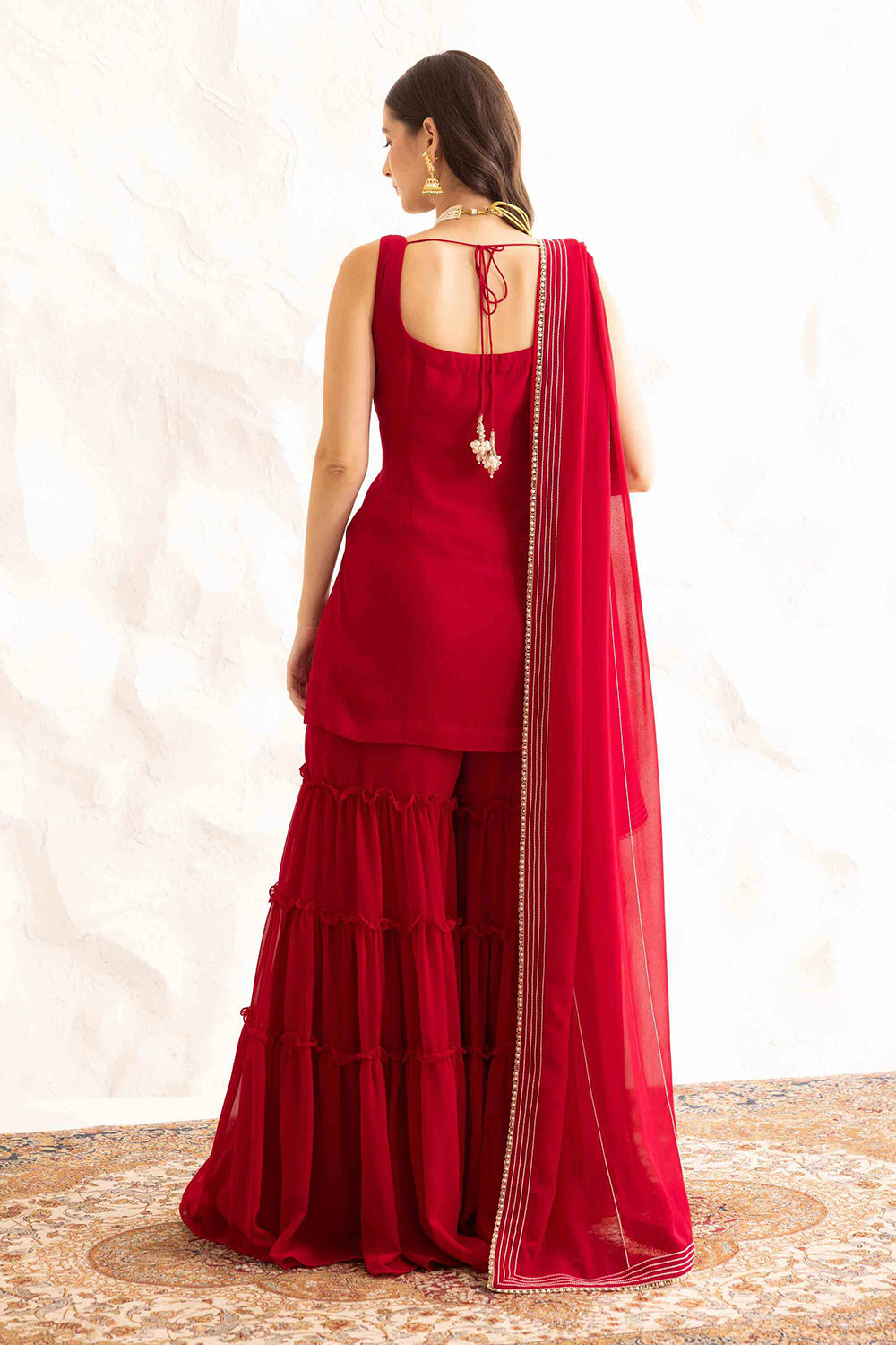 Prisha Short Kurta With Sharara