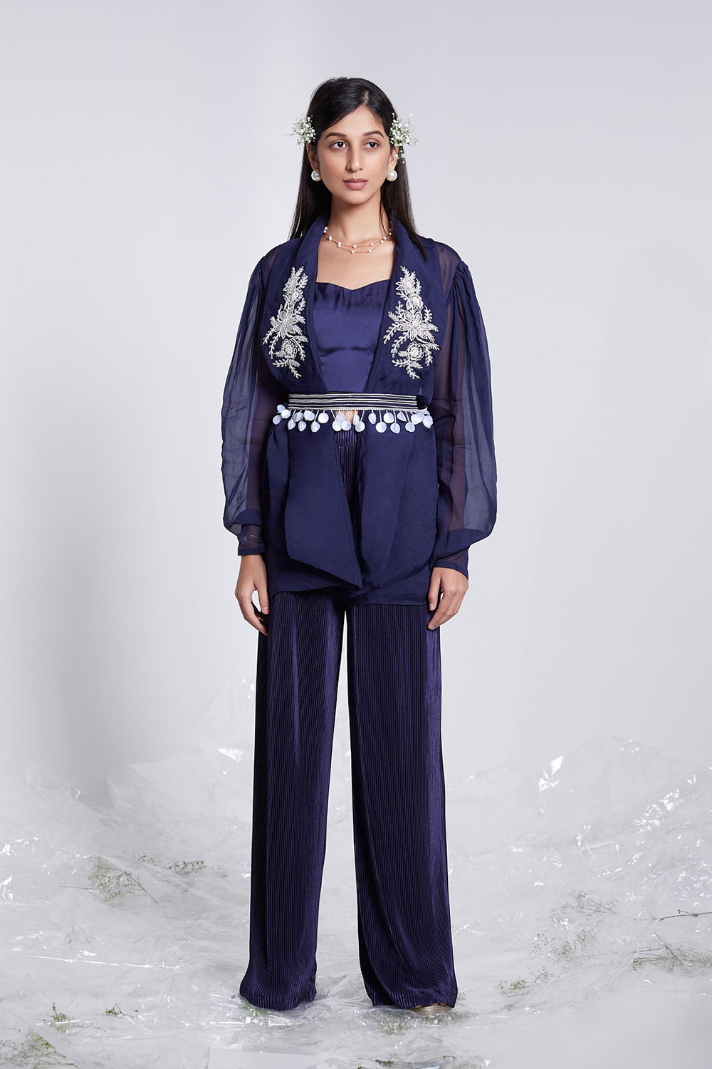 Fusion Crop Top with Jacket