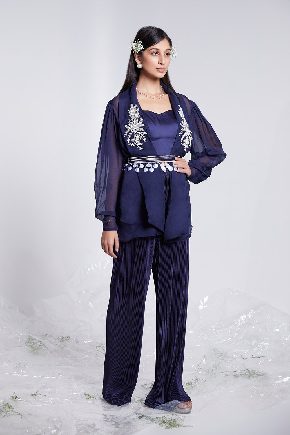 Fusion Crop Top with Jacket