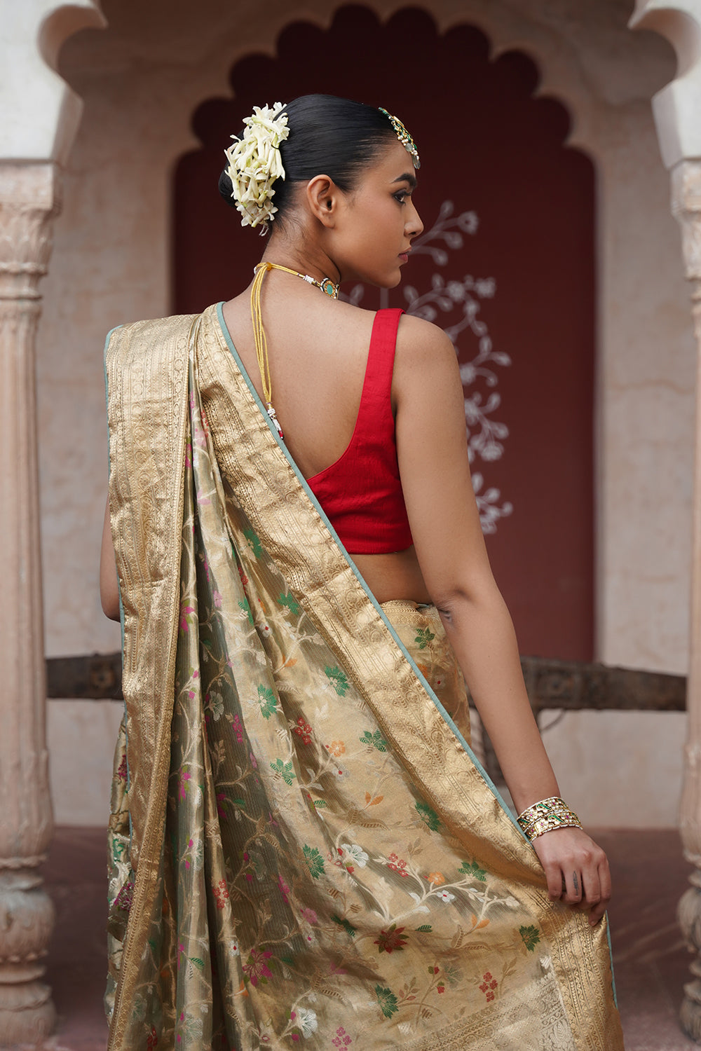 Maaya Banarasi Saree - Gold