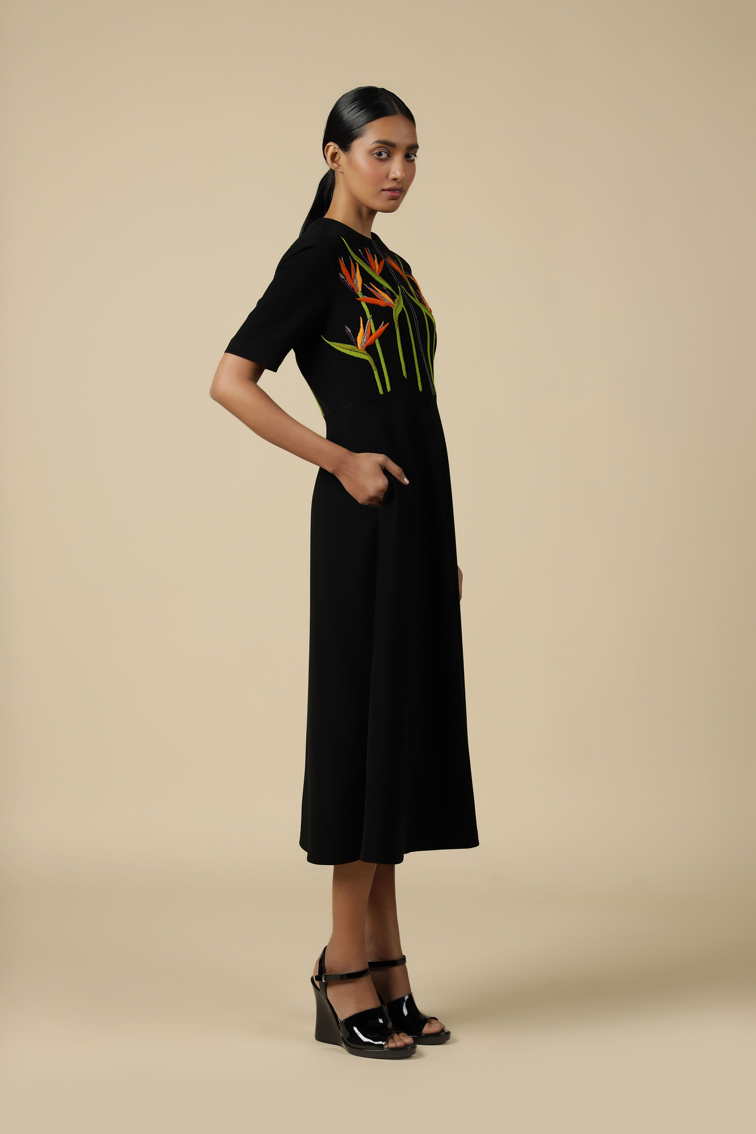 Bird Of Paradise Midi Dress