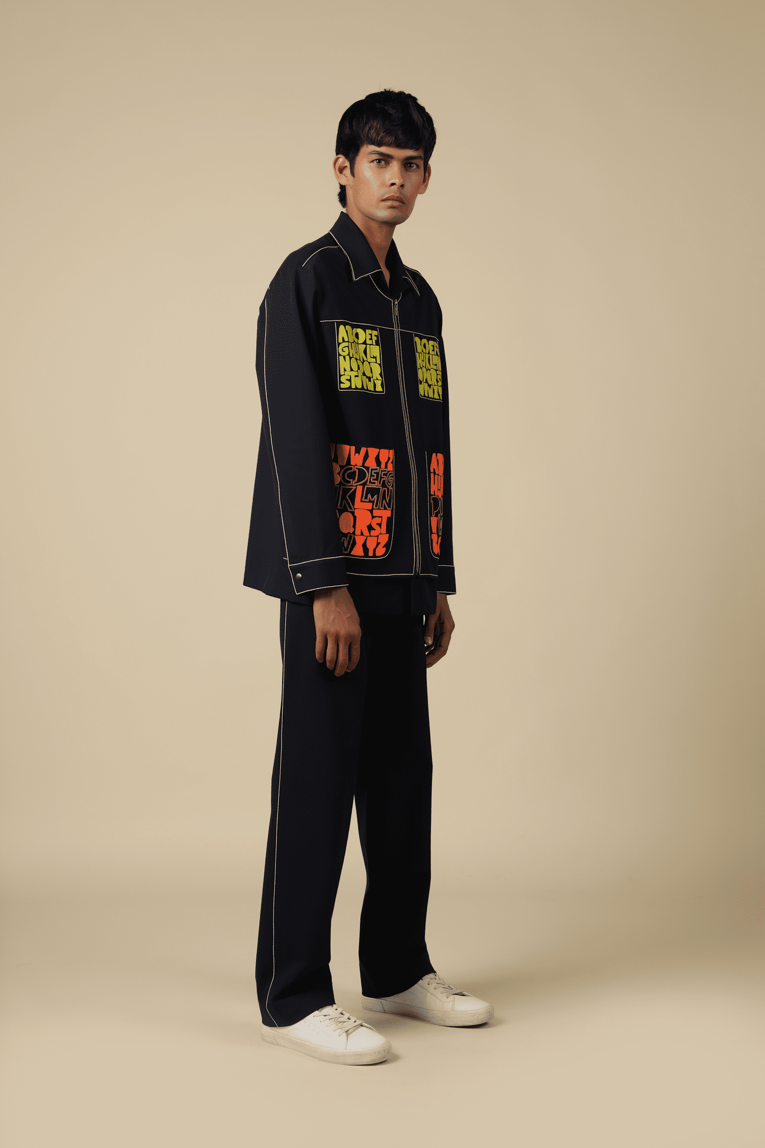 Pocket Embroidered Jacket