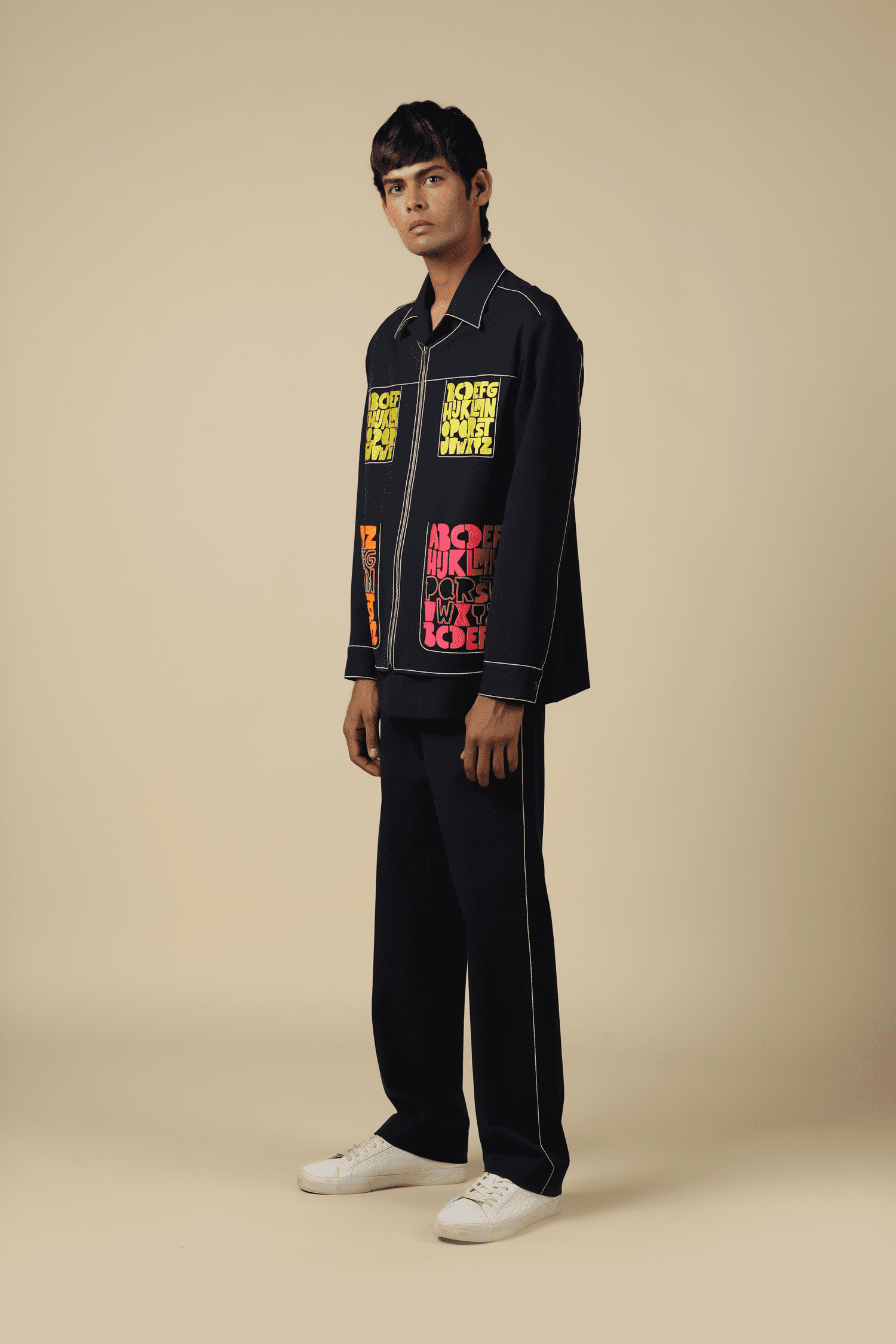 Pocket Embroidered Jacket