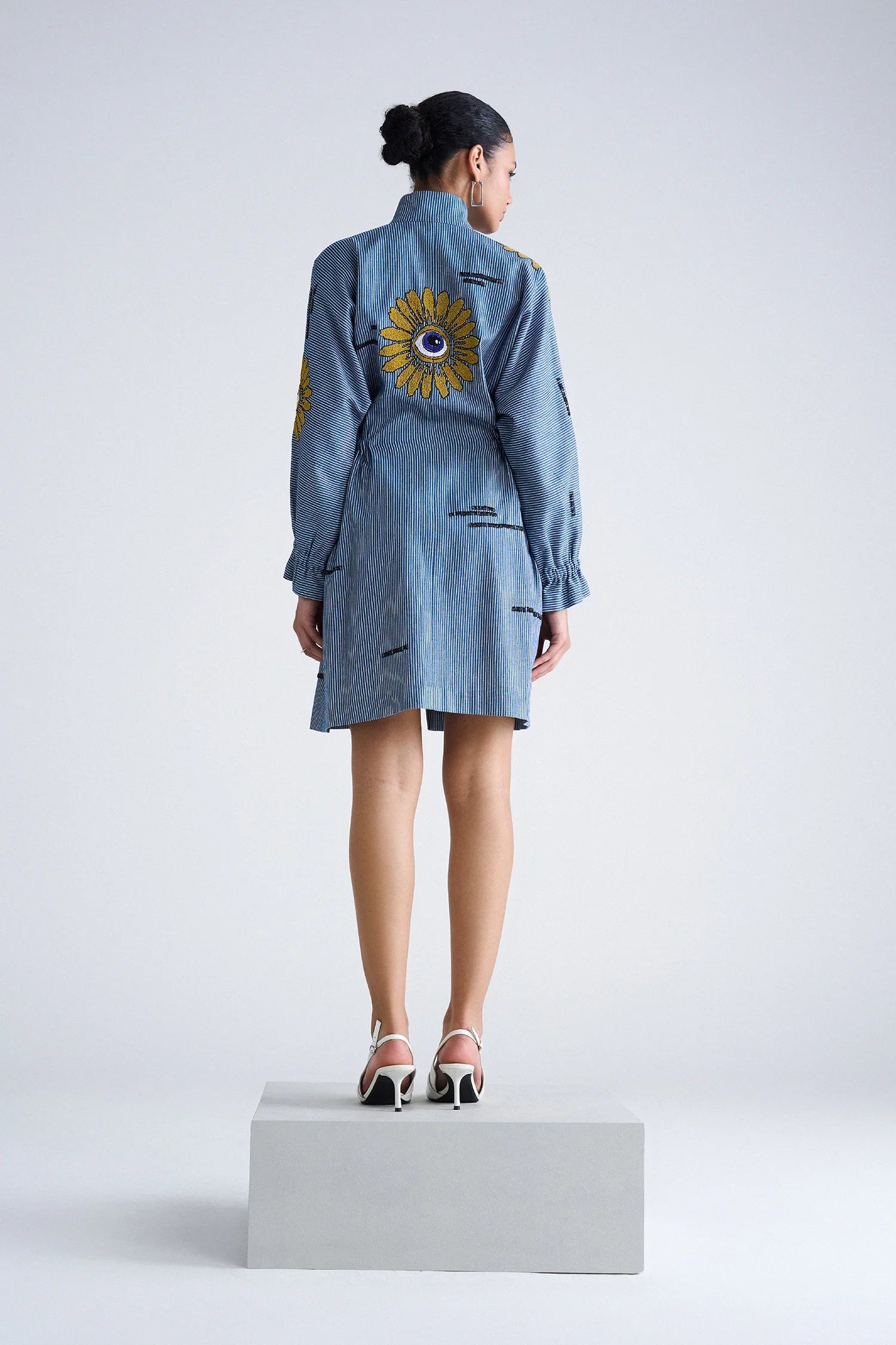 EYE BLOOM JACKET DRESS