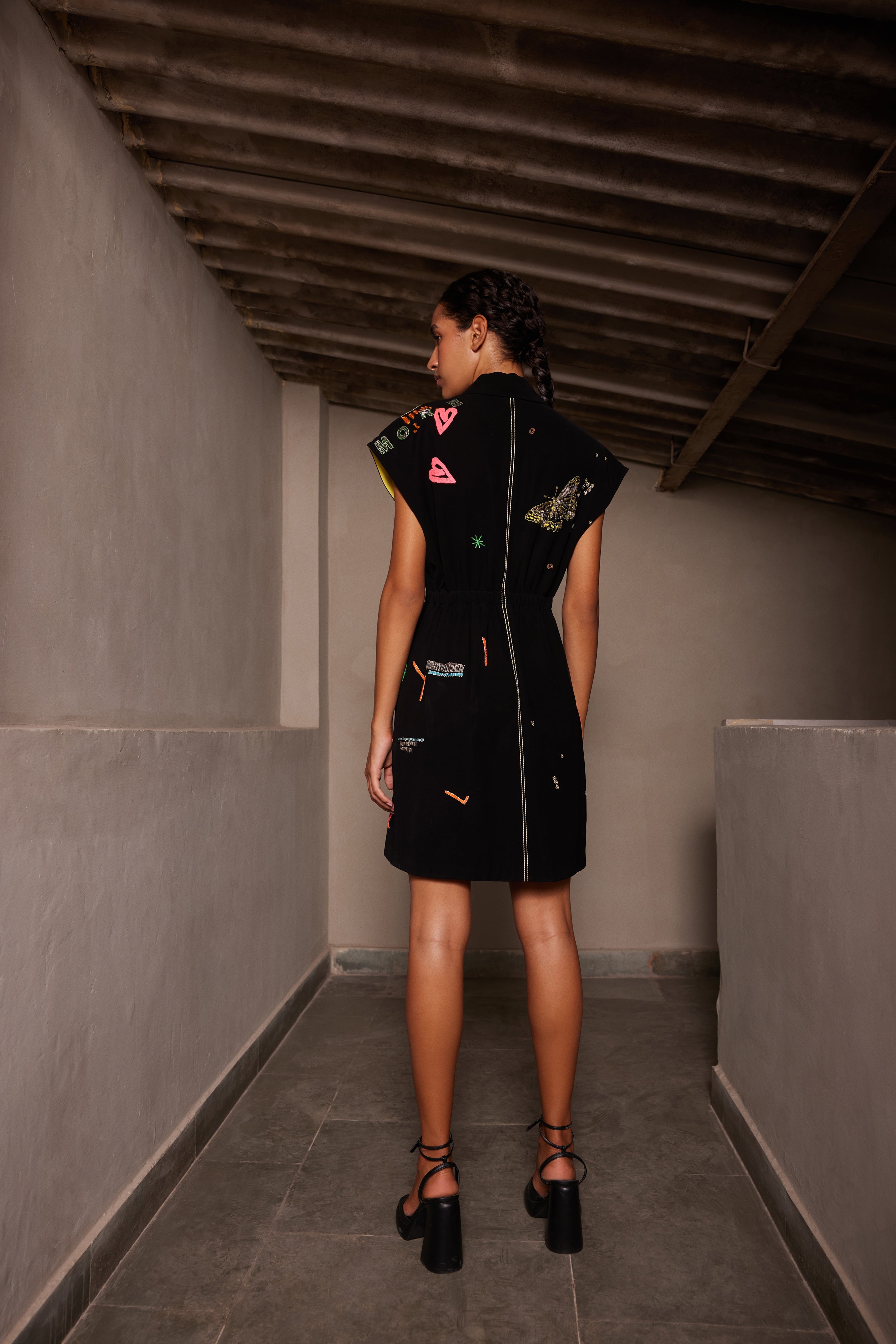FUNKY PANTHER ROBE DRESS