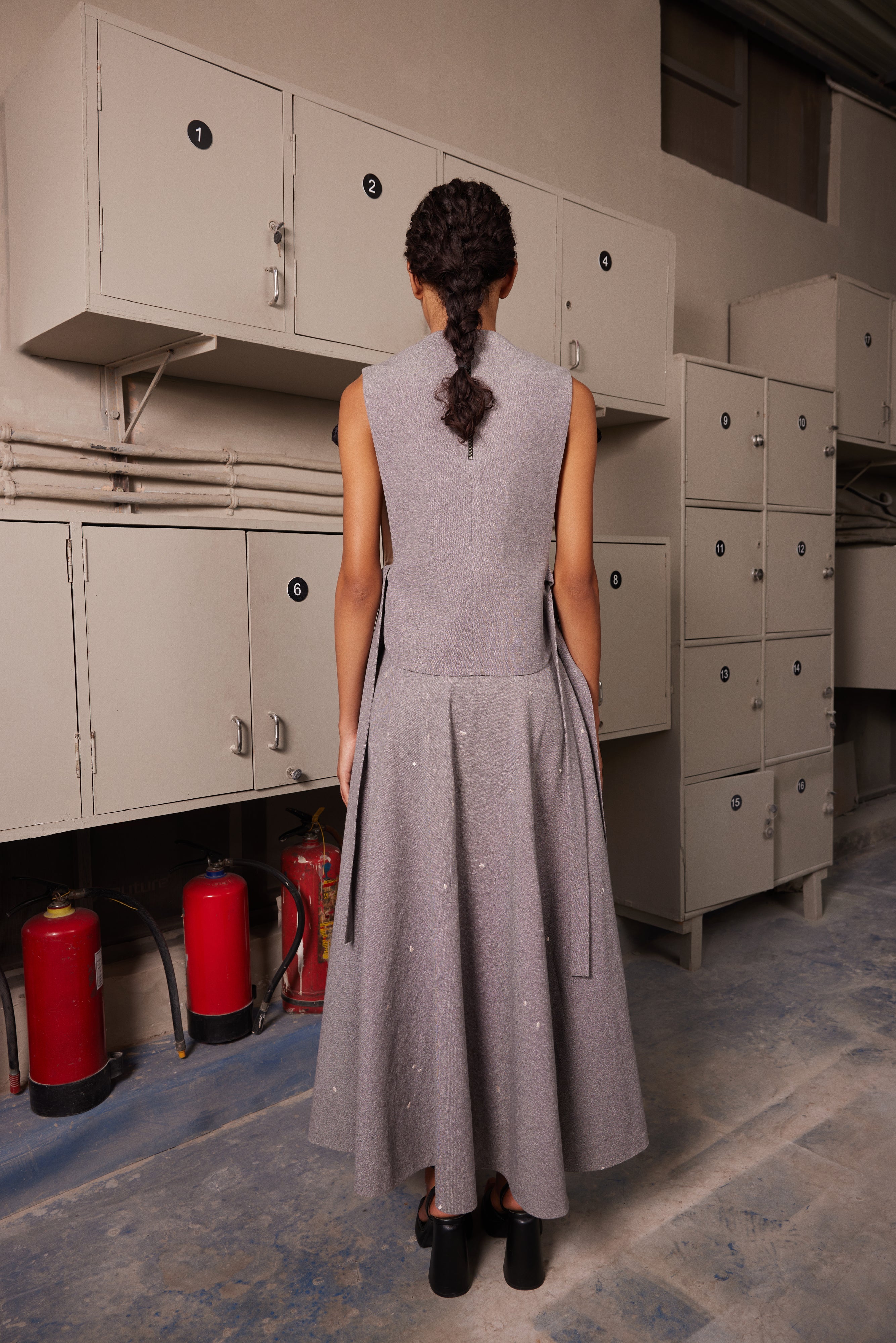 CIRCULAR SKIRT OF ( INSECT OVERLAY )