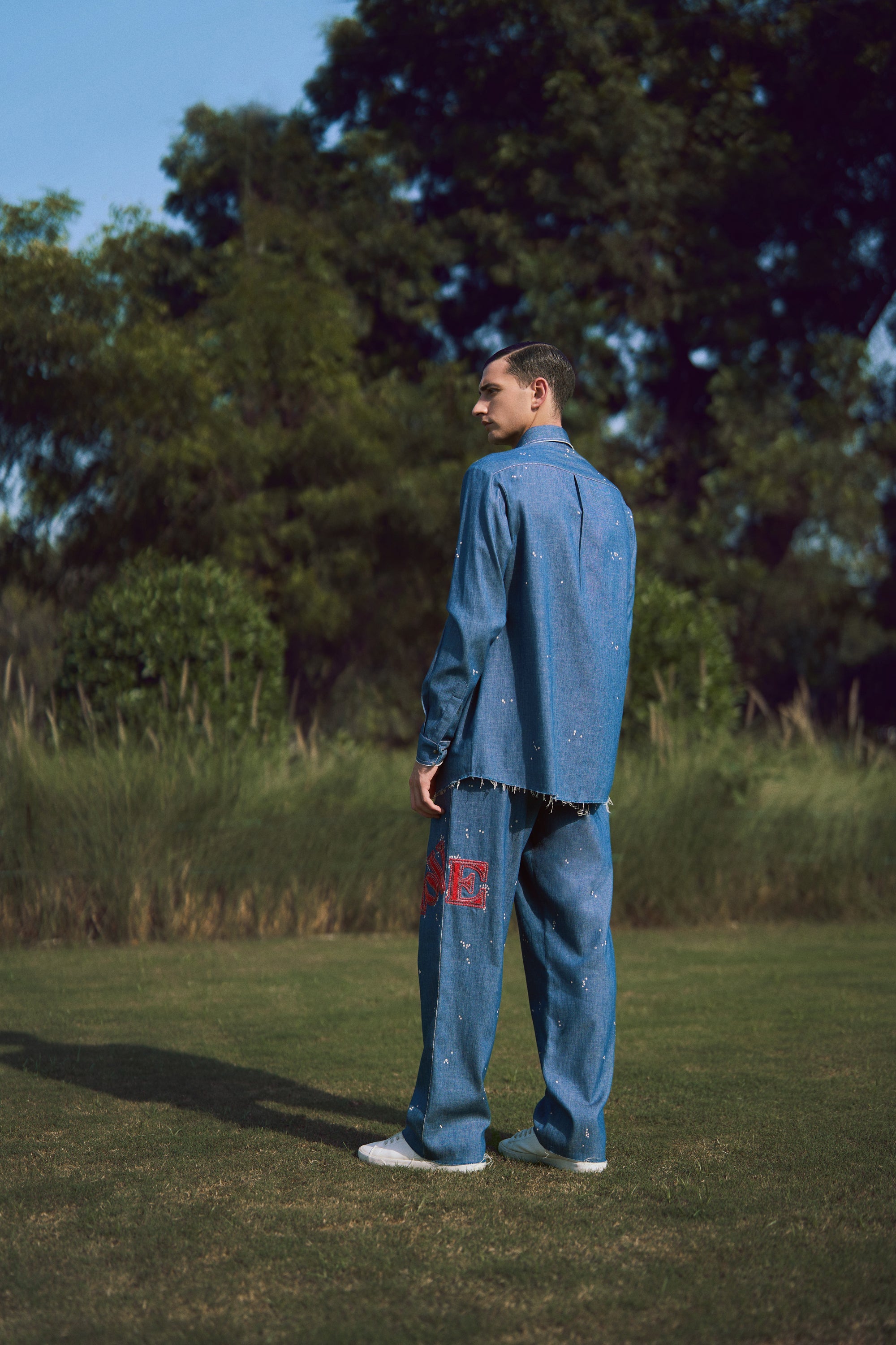 STRAIGHT PANTS OF (LOVE FULL SLEEVES SHIRT)