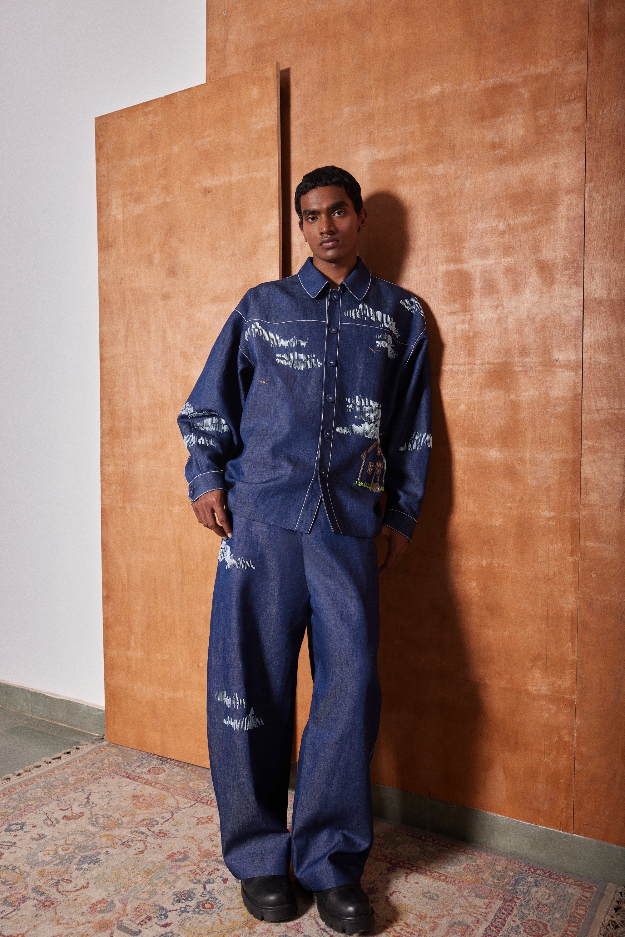 BAGGY PANTS OF ( OUTHOUSE JACKET)