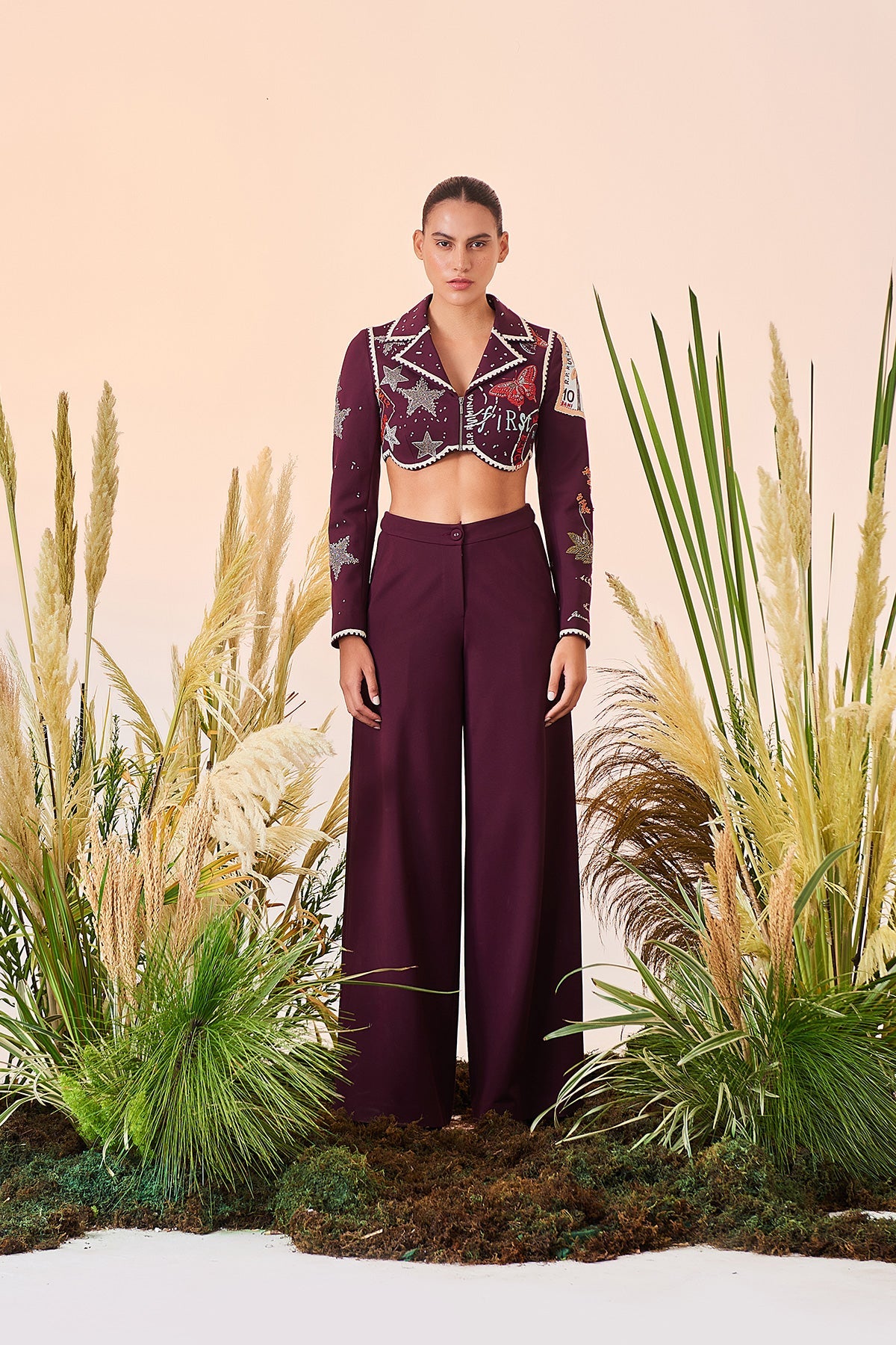 Postcard Cropped Blazer