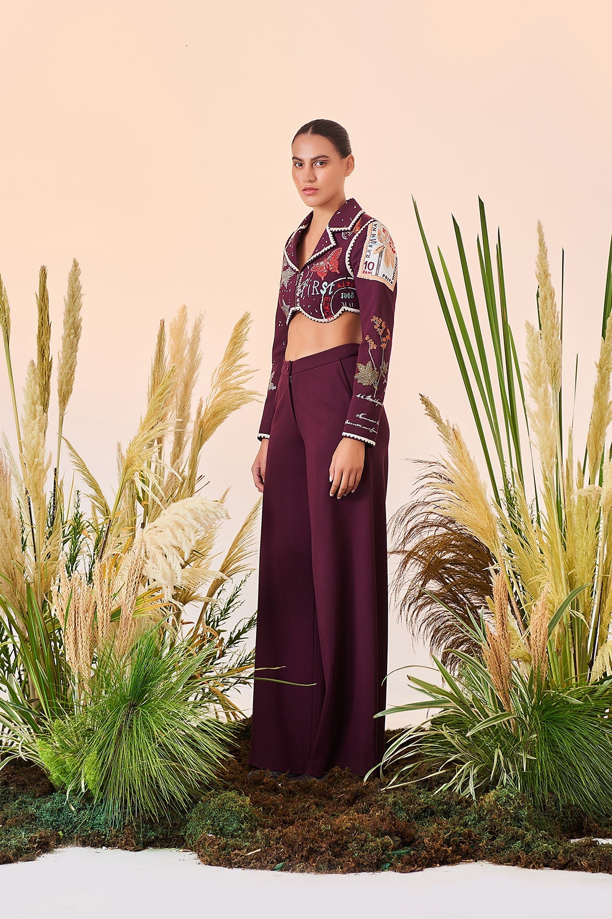 Postcard Cropped Blazer