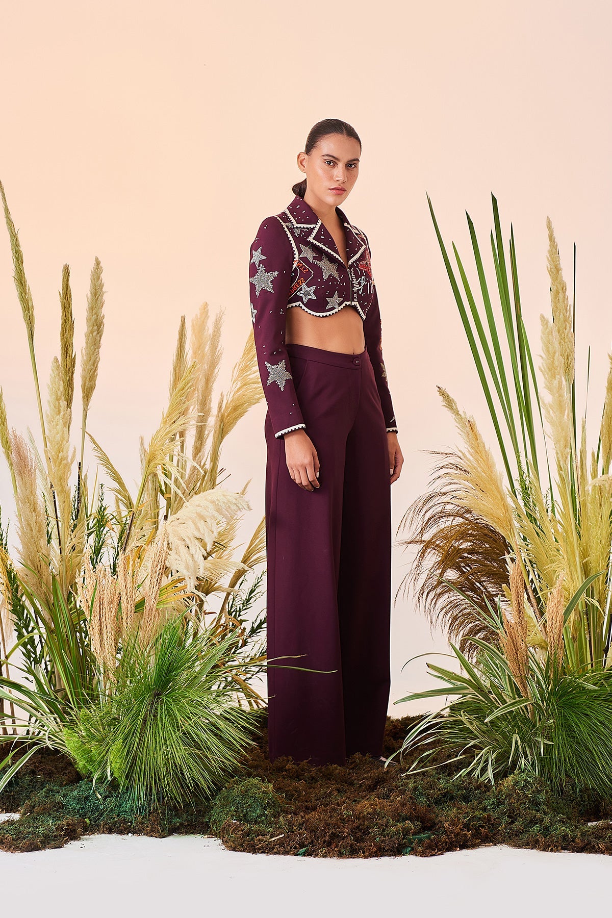 Postcard Cropped Blazer