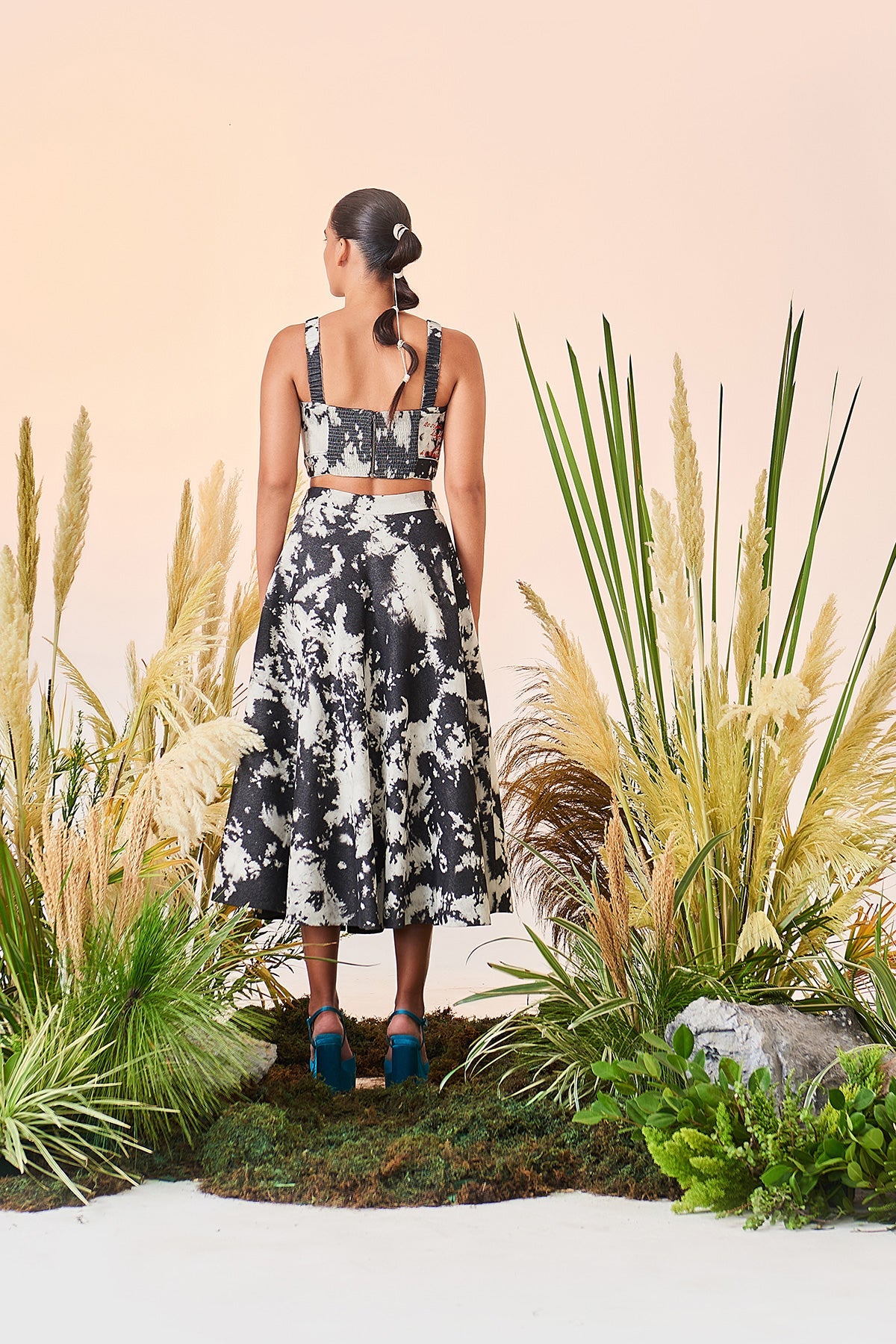 Postcard Corset And Circular Skirt