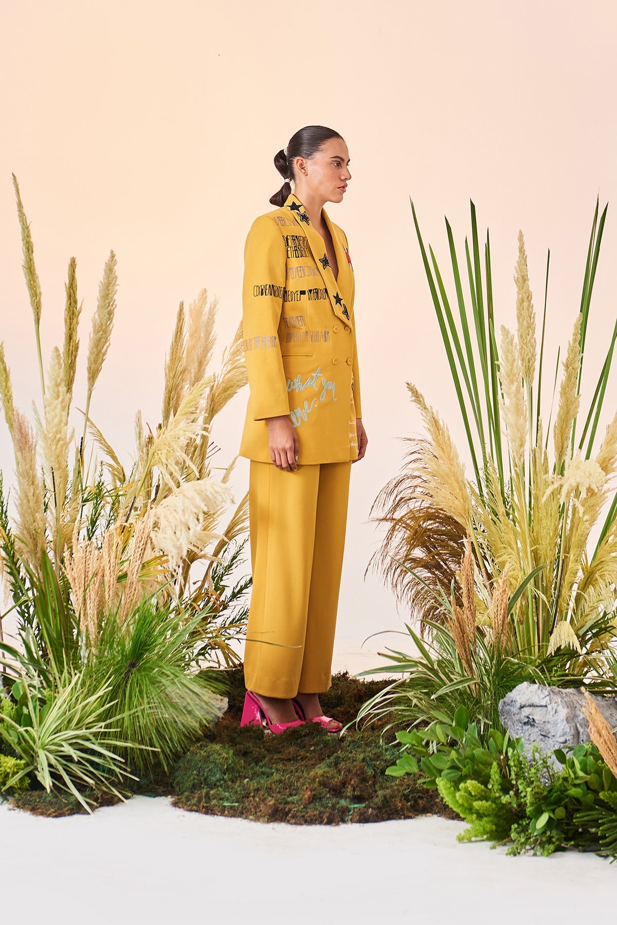 Straight Pant Of ("Do What You Love" Blazer)