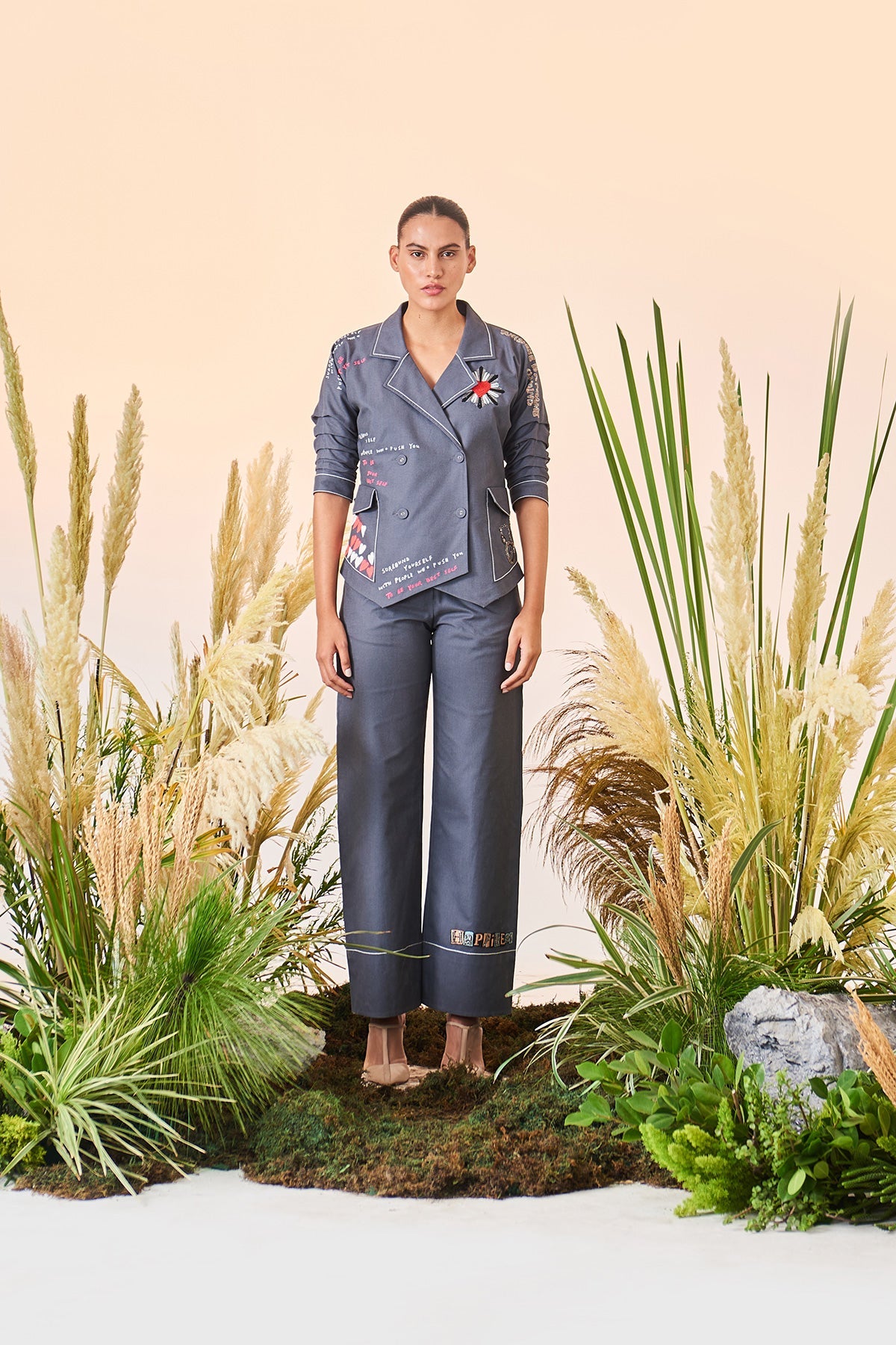 Be Your Best Self Waistcoat Top And Pant