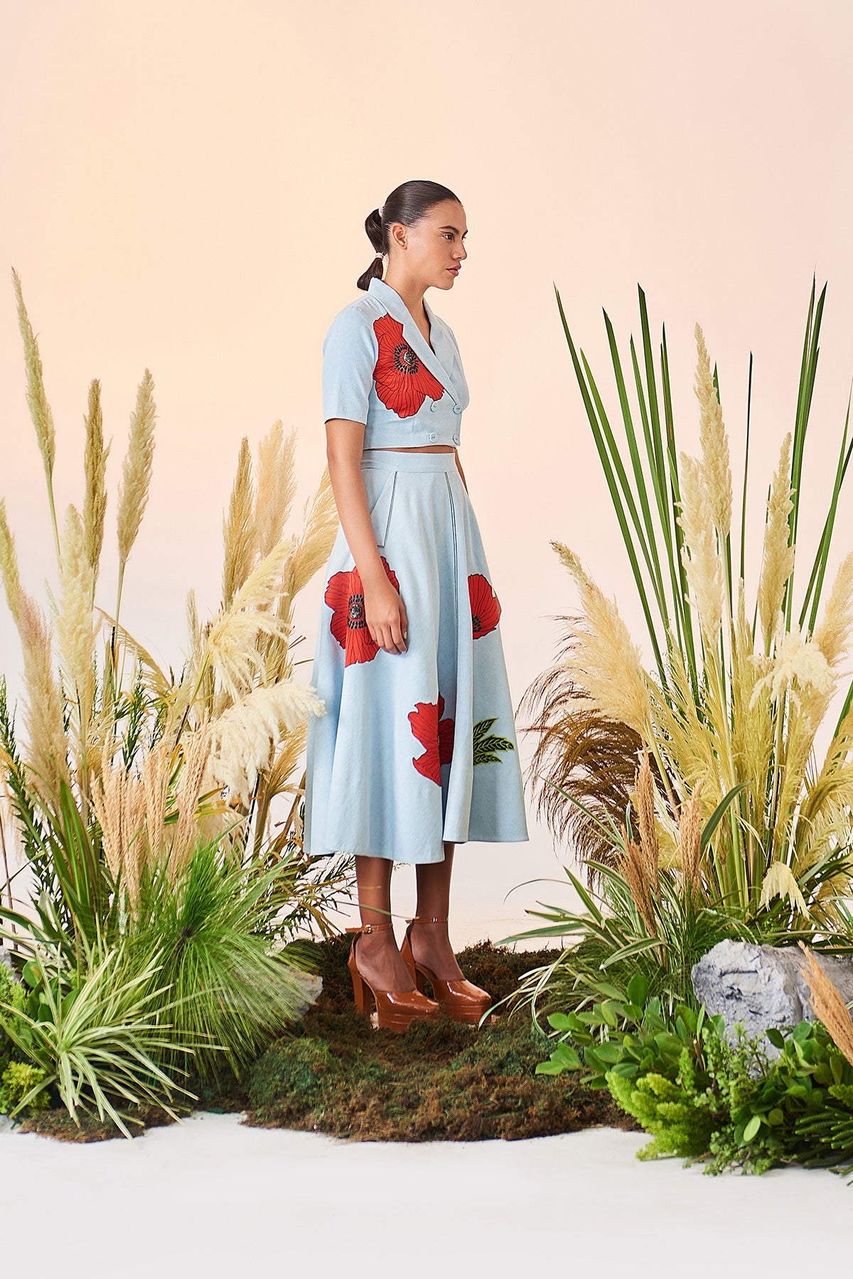 Poppy Double Breast Top