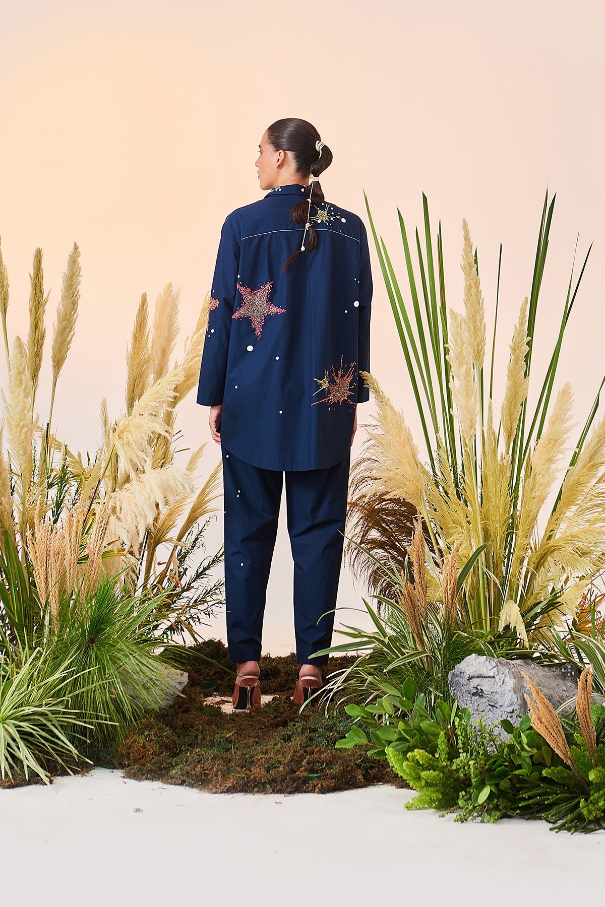 Pant Of (Star Splashes Oversized Shirt)