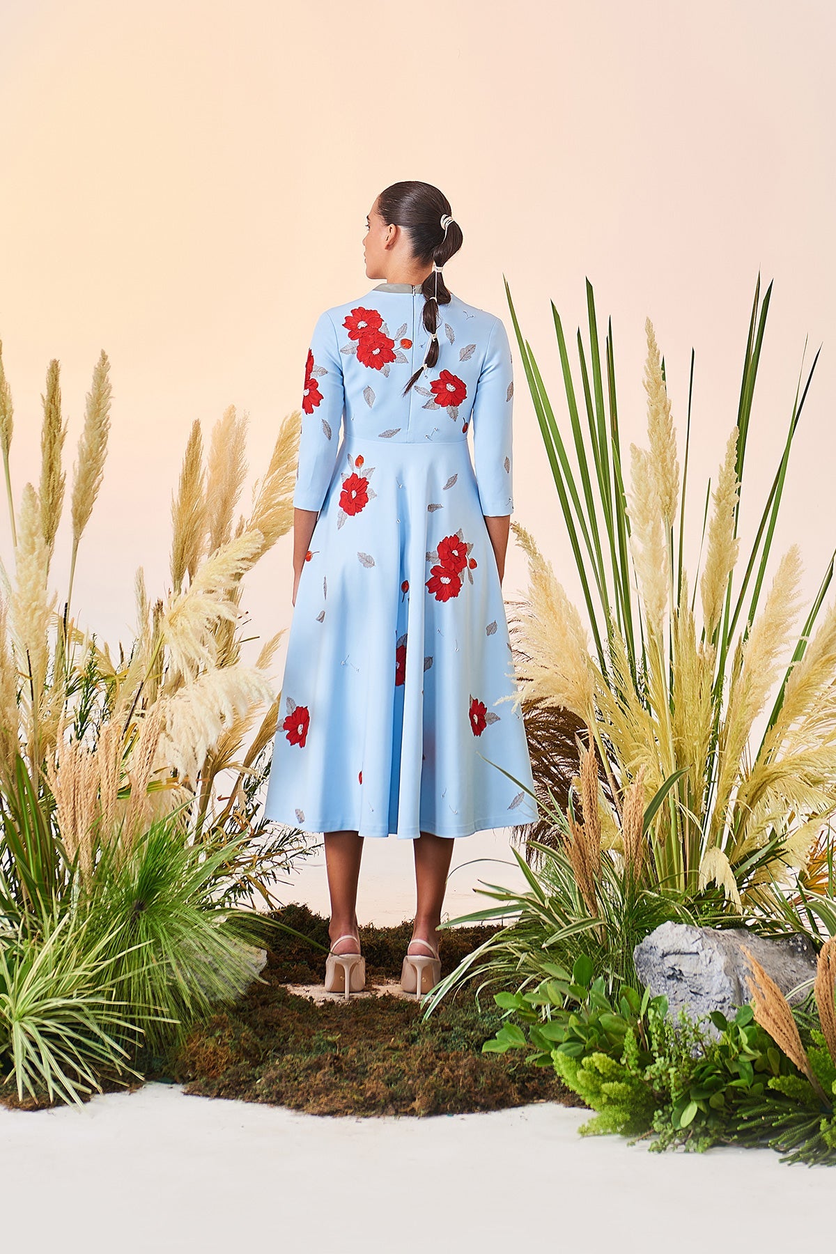 Blooming Flower Circular Dress