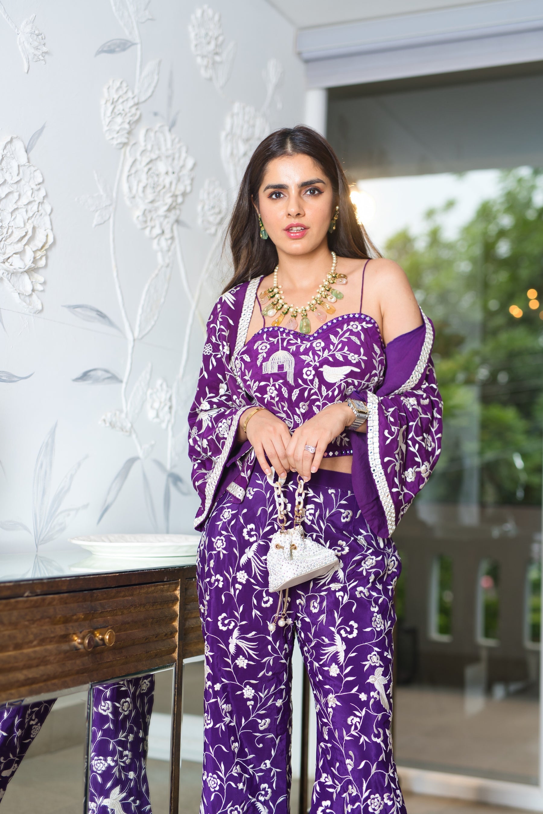 CY Sharnamli In Parsi Gaara Jacket Set By 29 India Front 1