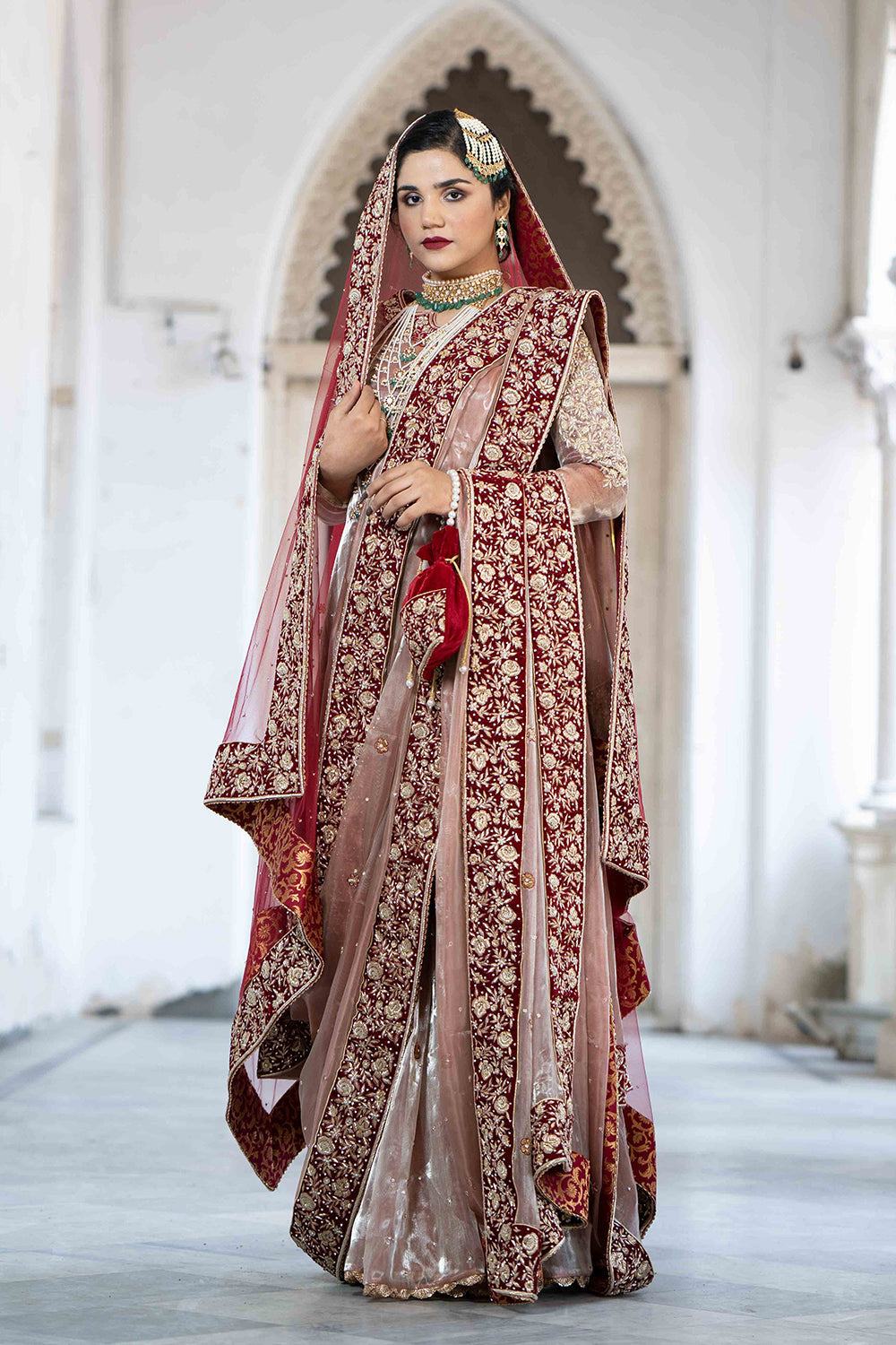 Tissue Khada Dupatta