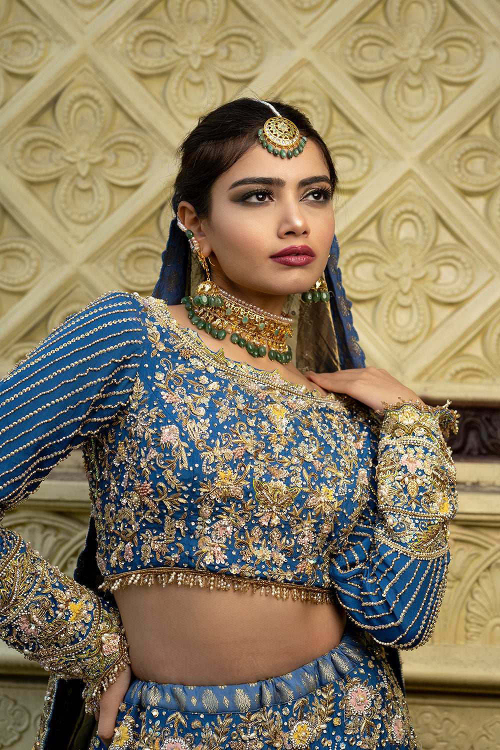 Timeless Teal Lehenga