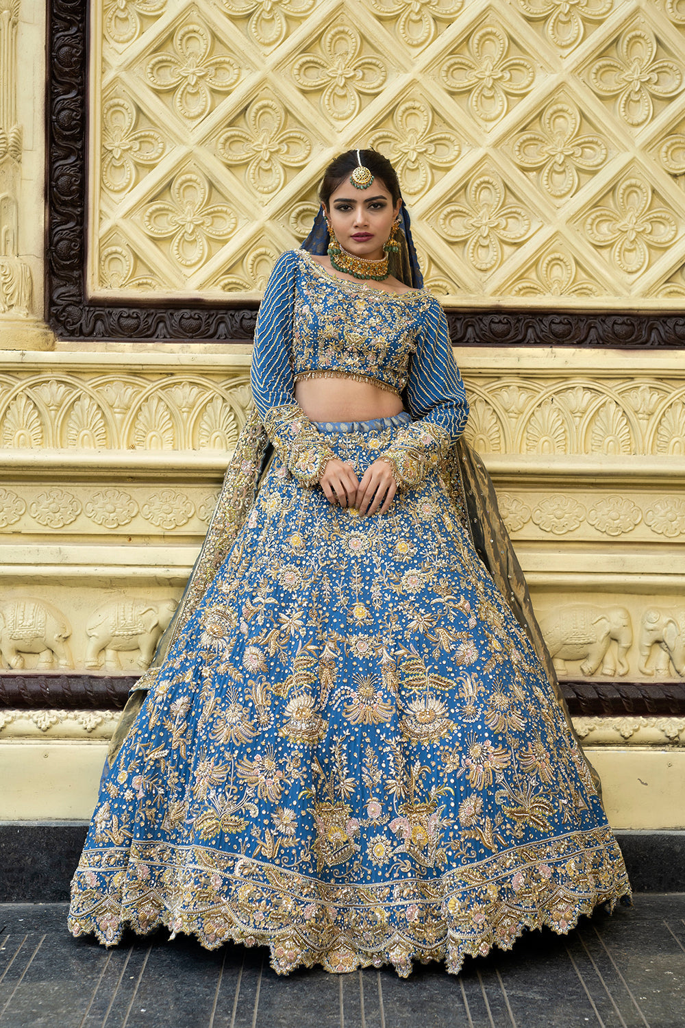 Timeless Teal Lehenga