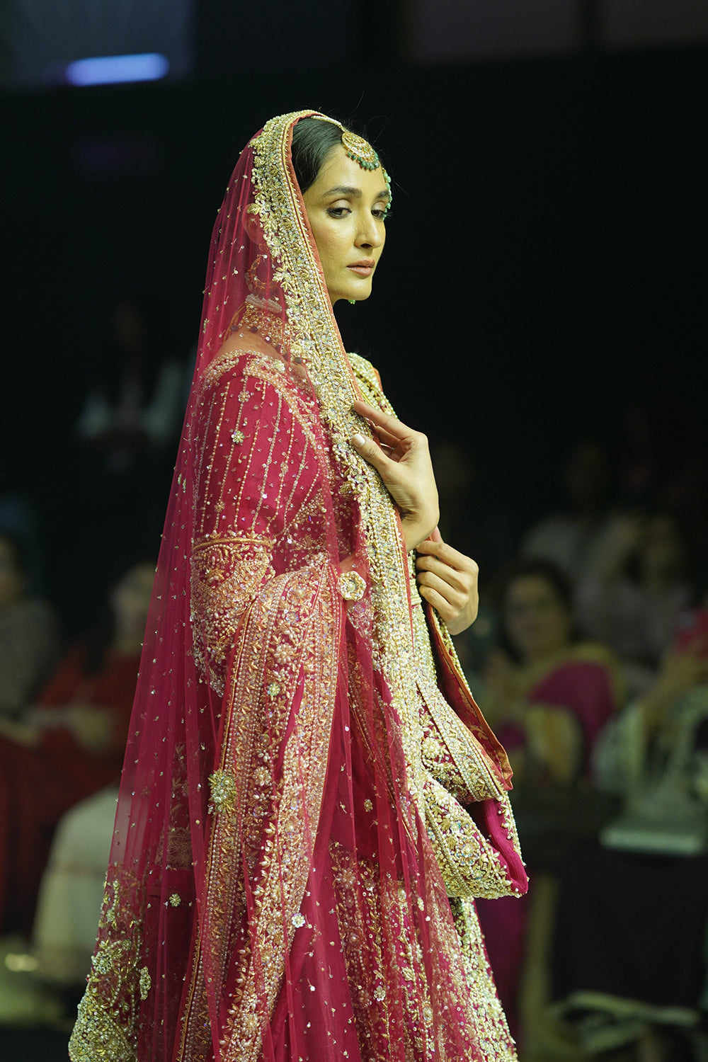 The Magnificent Red Khada Dupatta