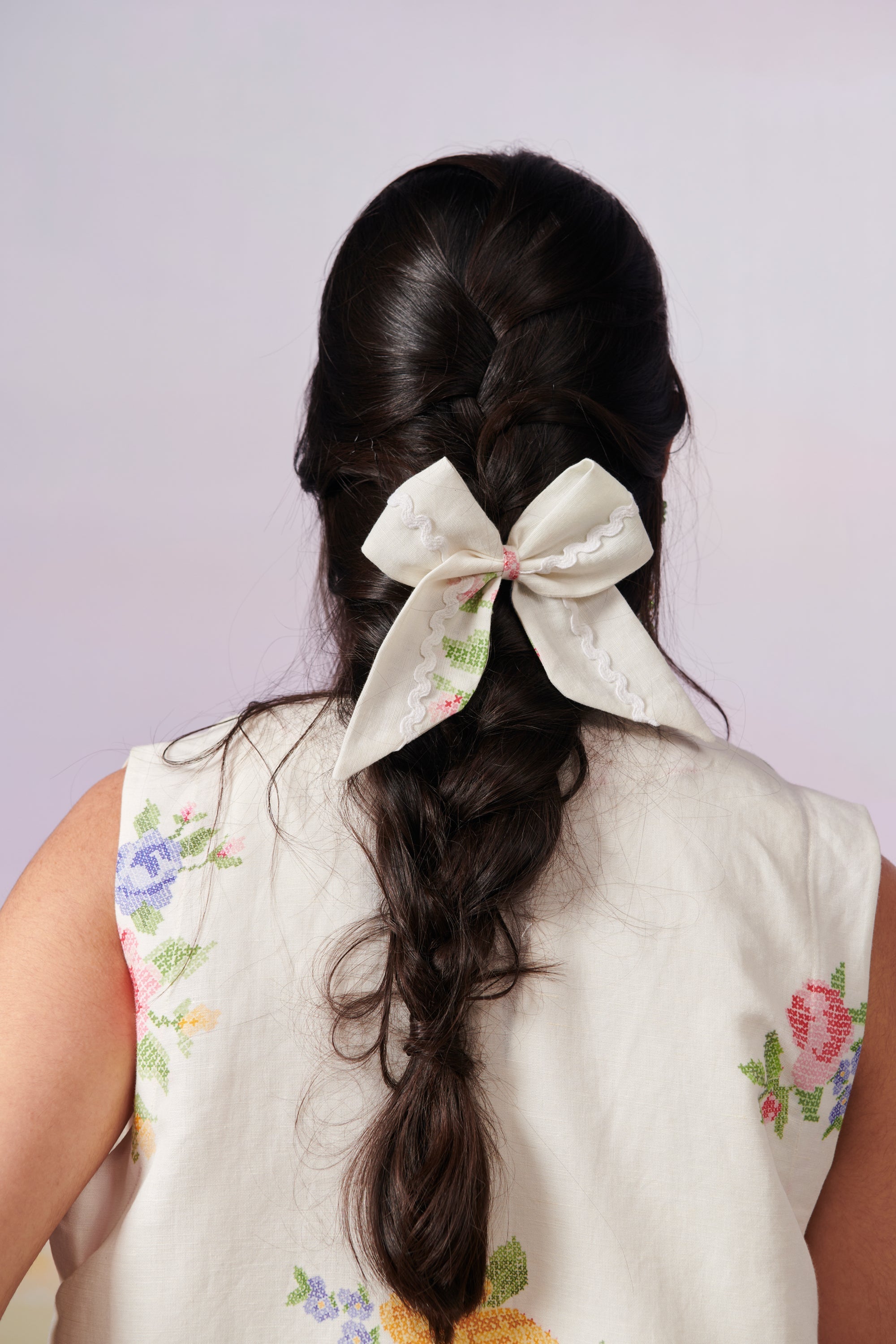 Summer Roses Bow ( Small )