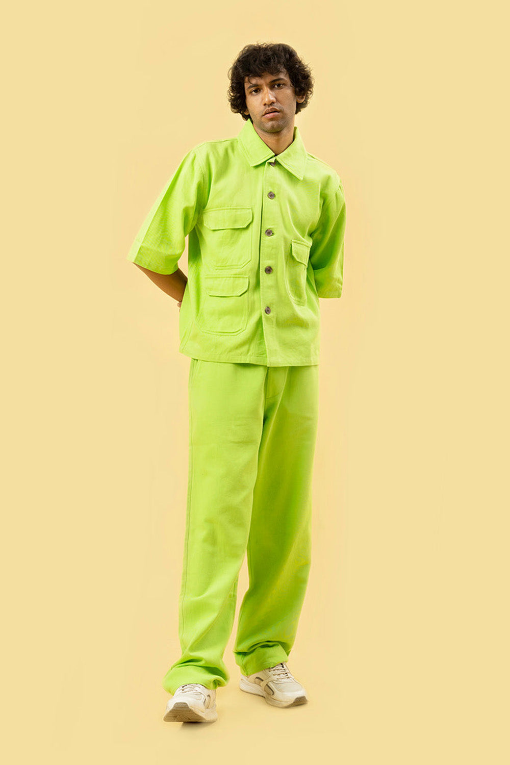 Lime Green Set - Auraya Fashion - 22.11 Everything - #tag1# - #tag2# - #tag3# - #tag3#