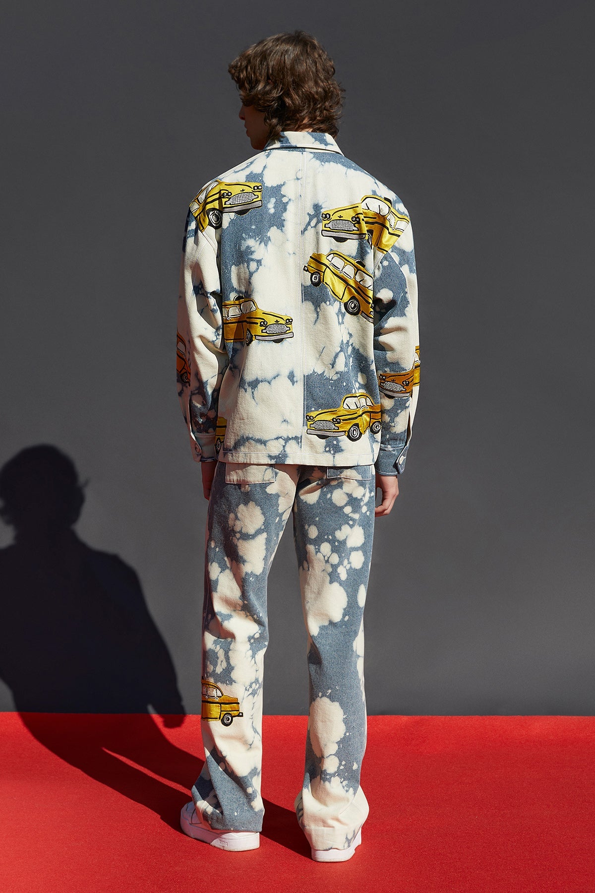 Taxi Oversized Jacket With Straight Pants