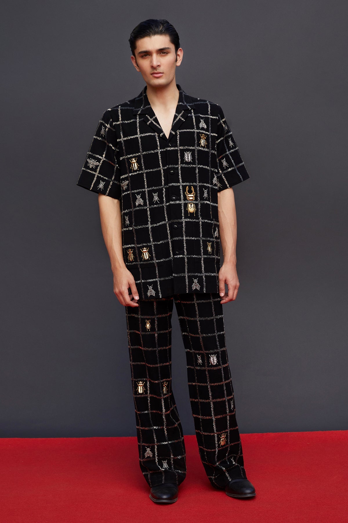 Insect Half Sleeves Shirt Jacket