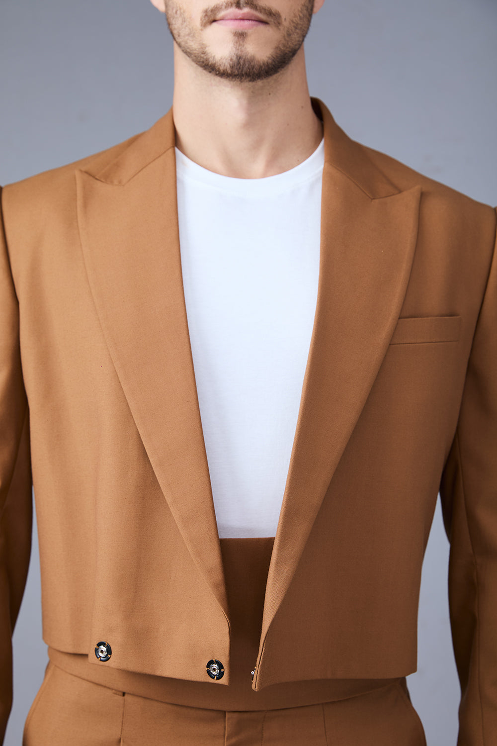 Tan Waist Belt Belt Suit