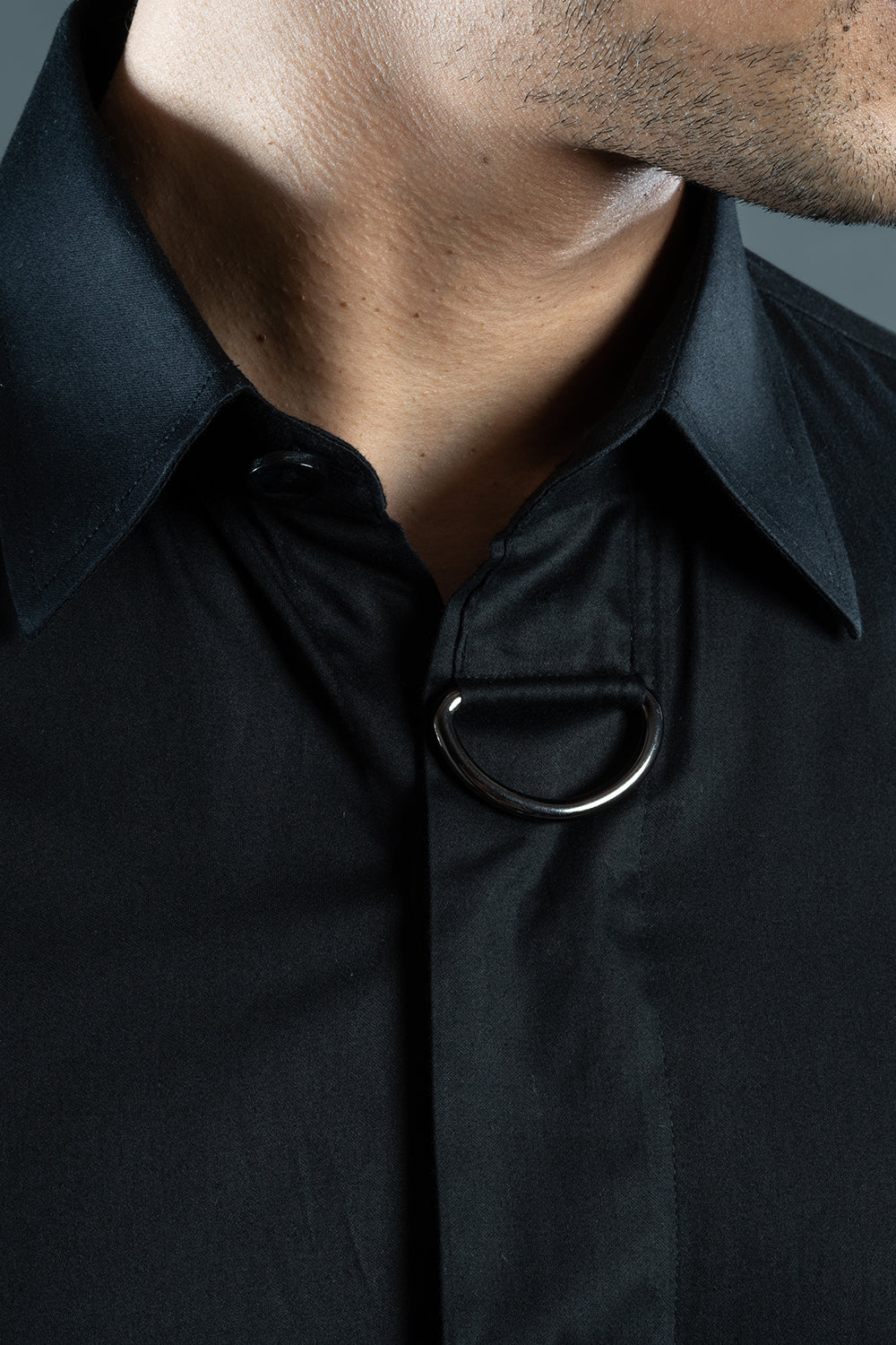 Black Buckle Shirt