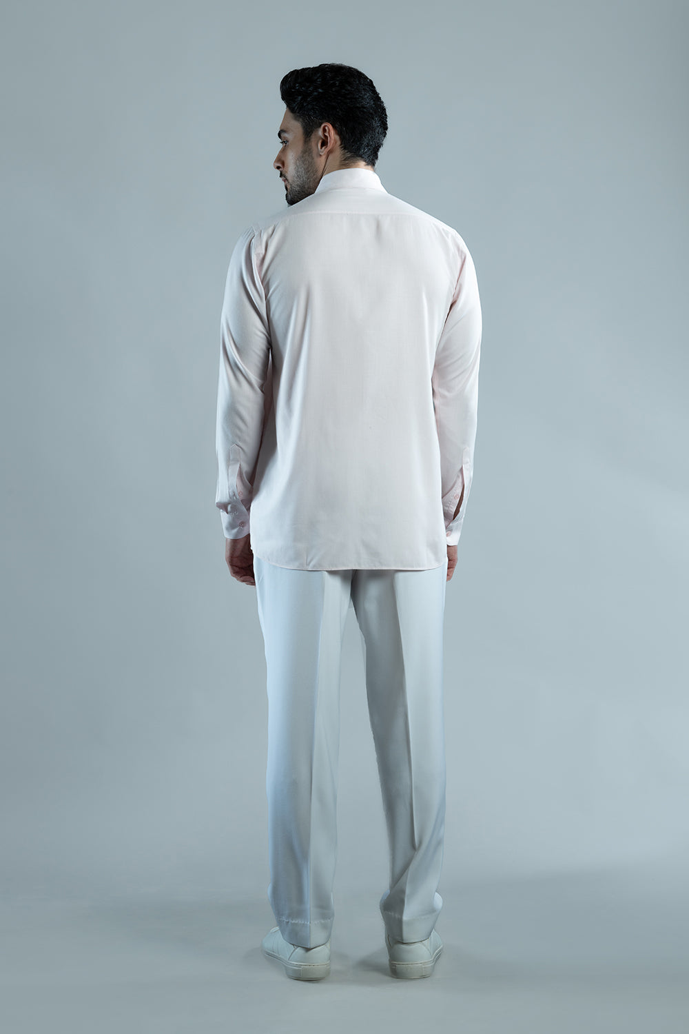 Light Pink Embroidered Shirt