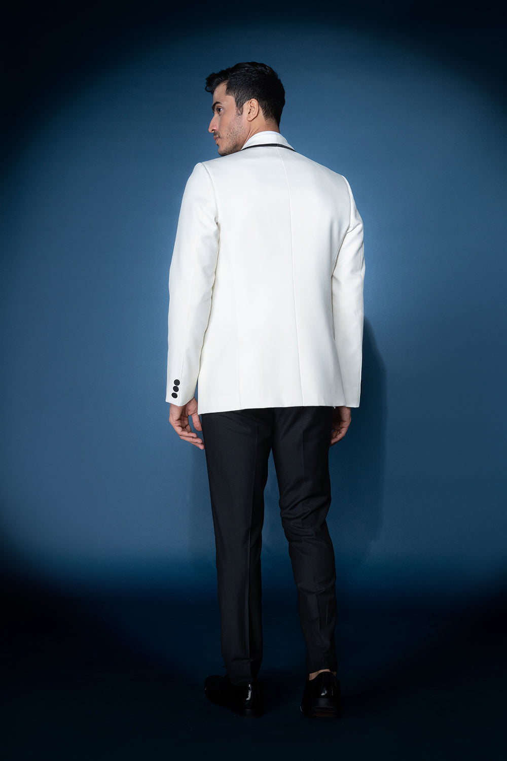White Classic Tuxedo Shawl Lapel With Pants