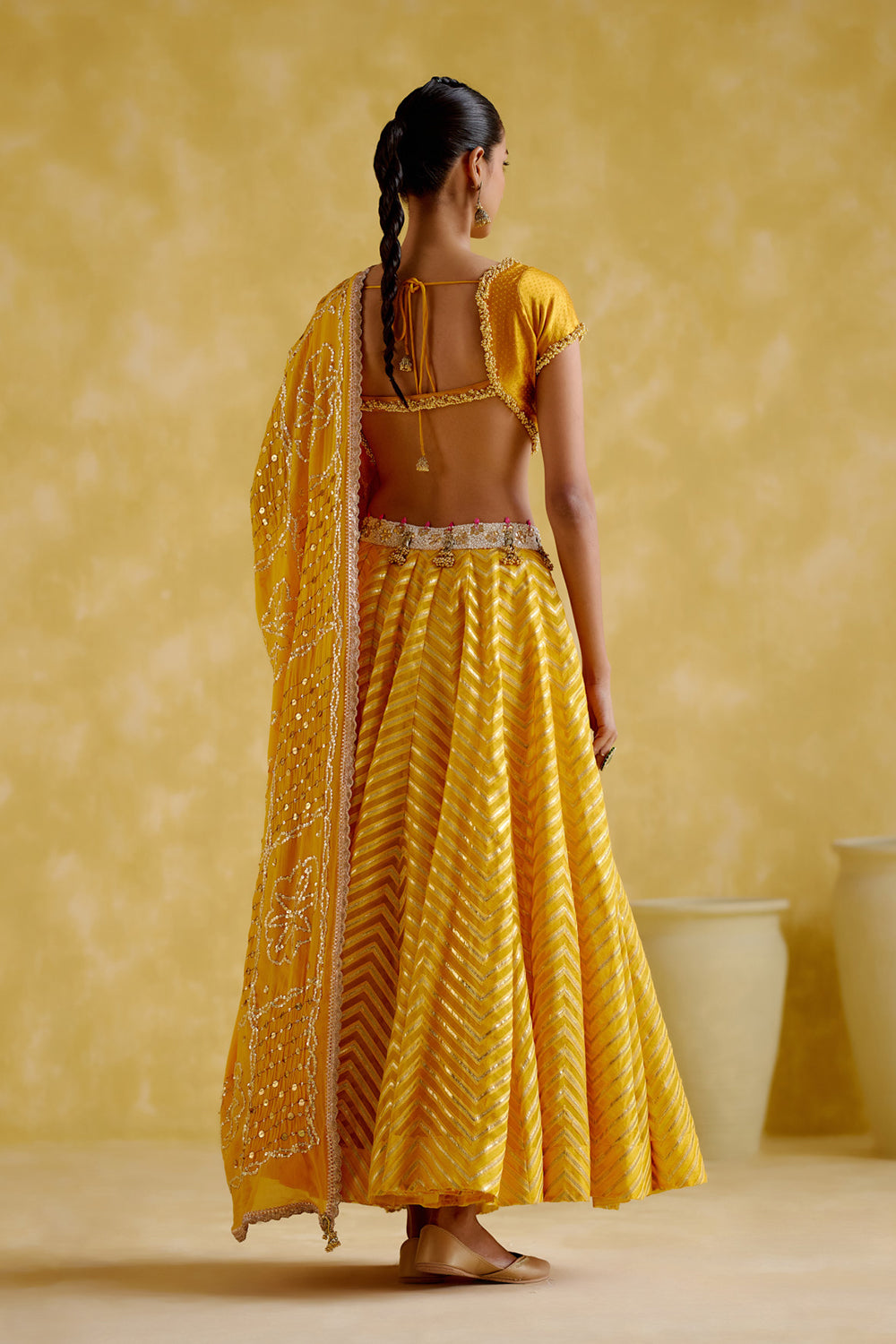Anvi Yellow Lehnga