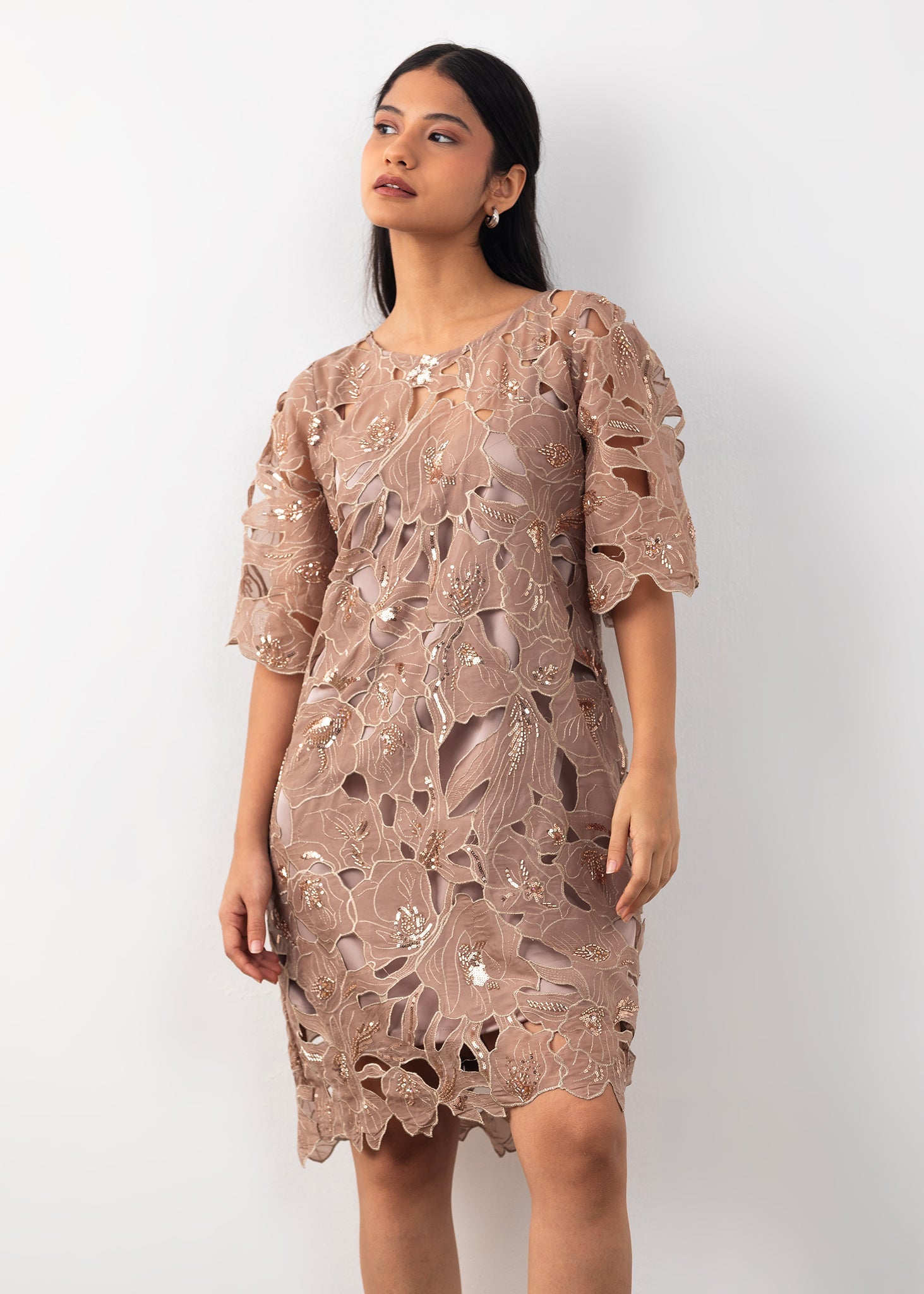 Cutwork Dress