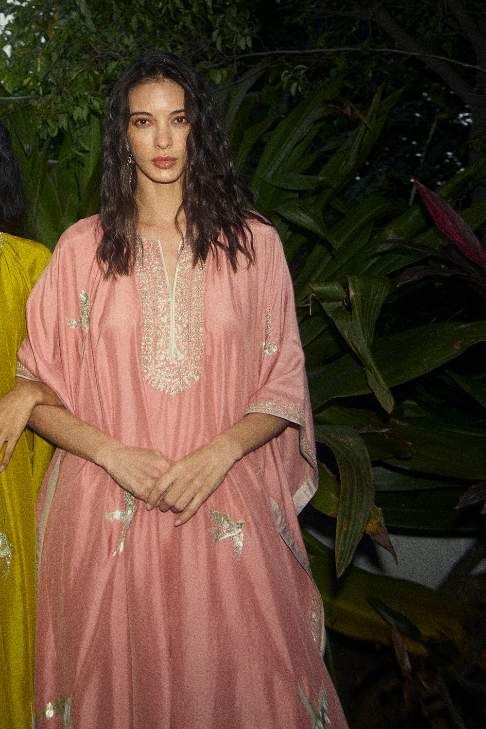 Bird Design Kaftan Set