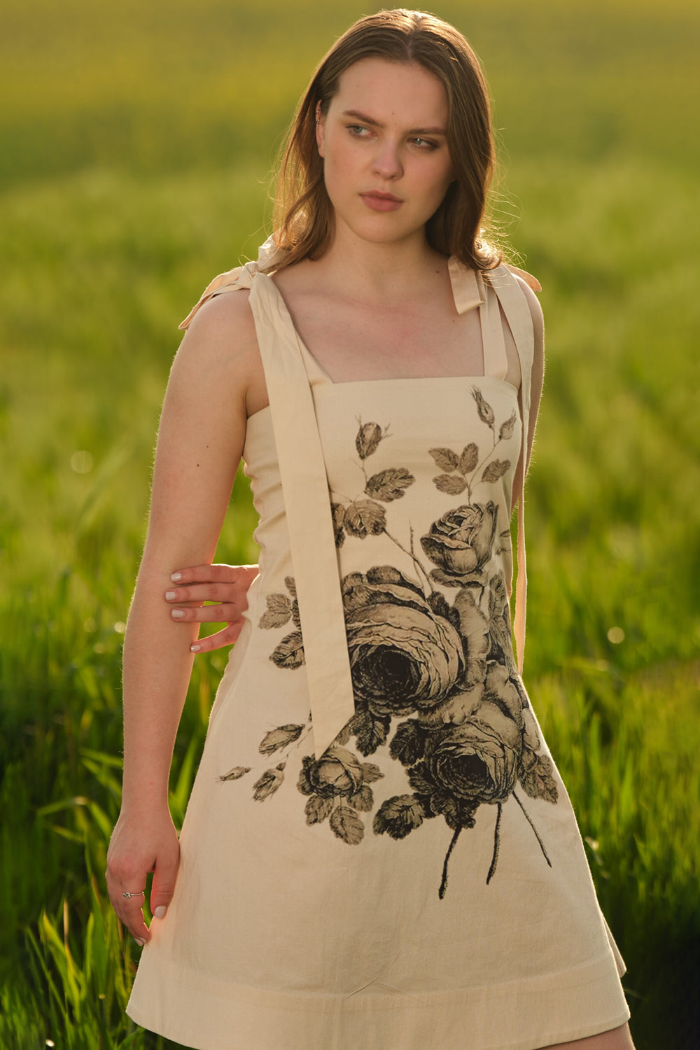 Black Rose Short Dress