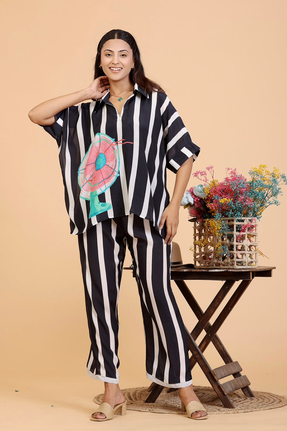 Black and White Co-ord Set