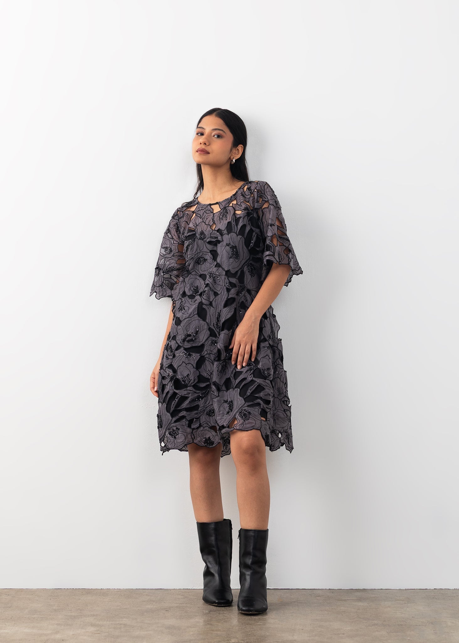 Cutwork Dress