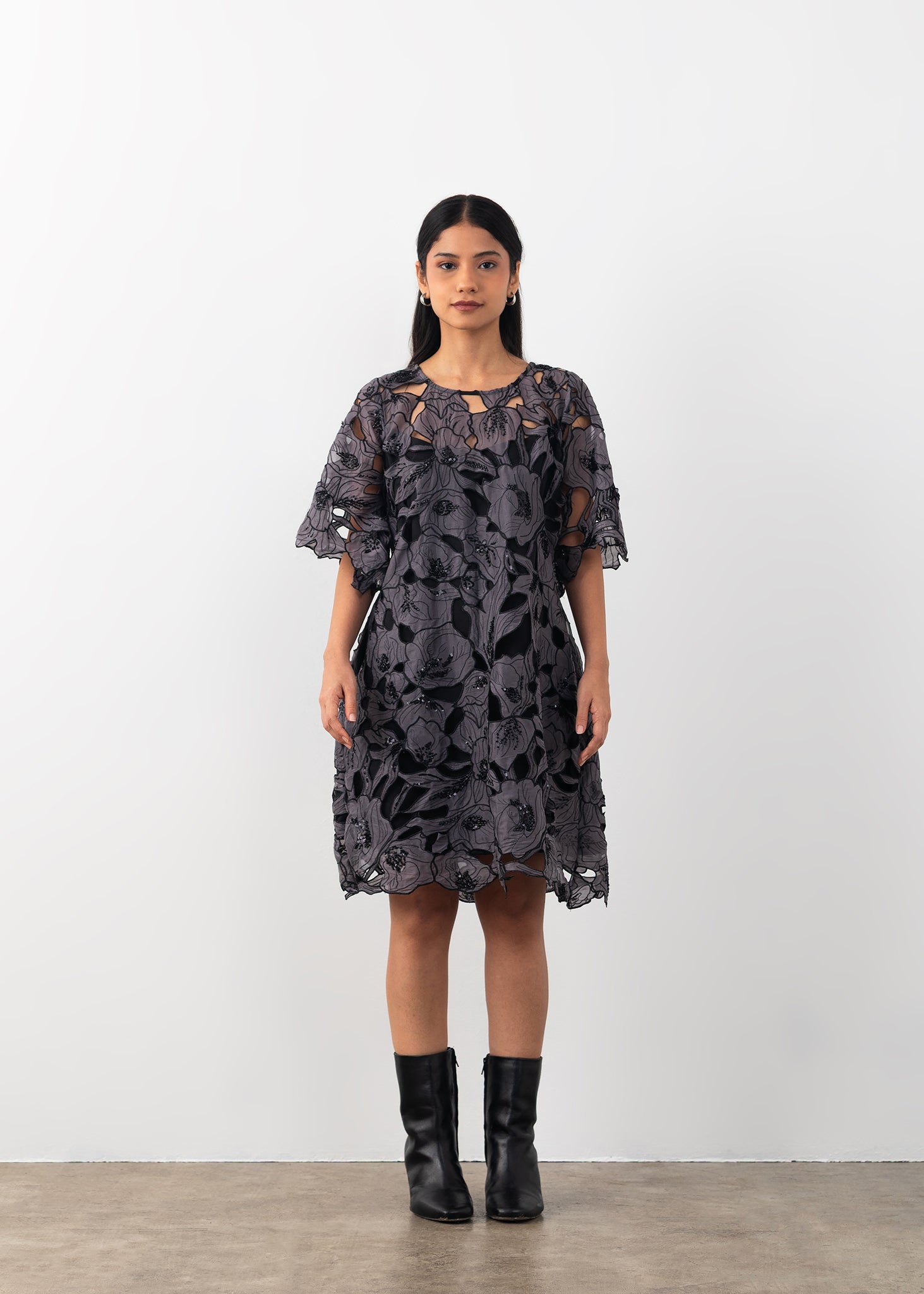 Cutwork Dress