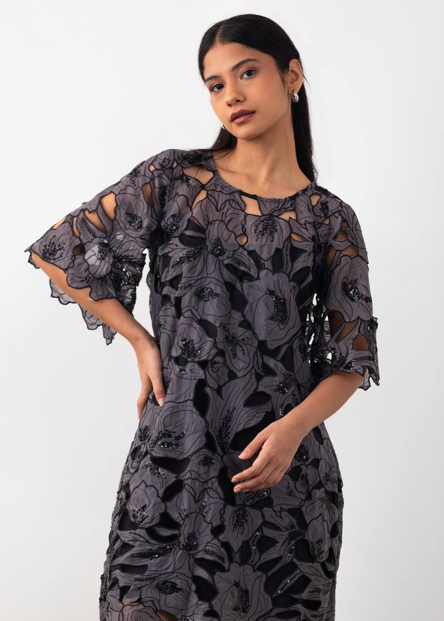 Cutwork Dress