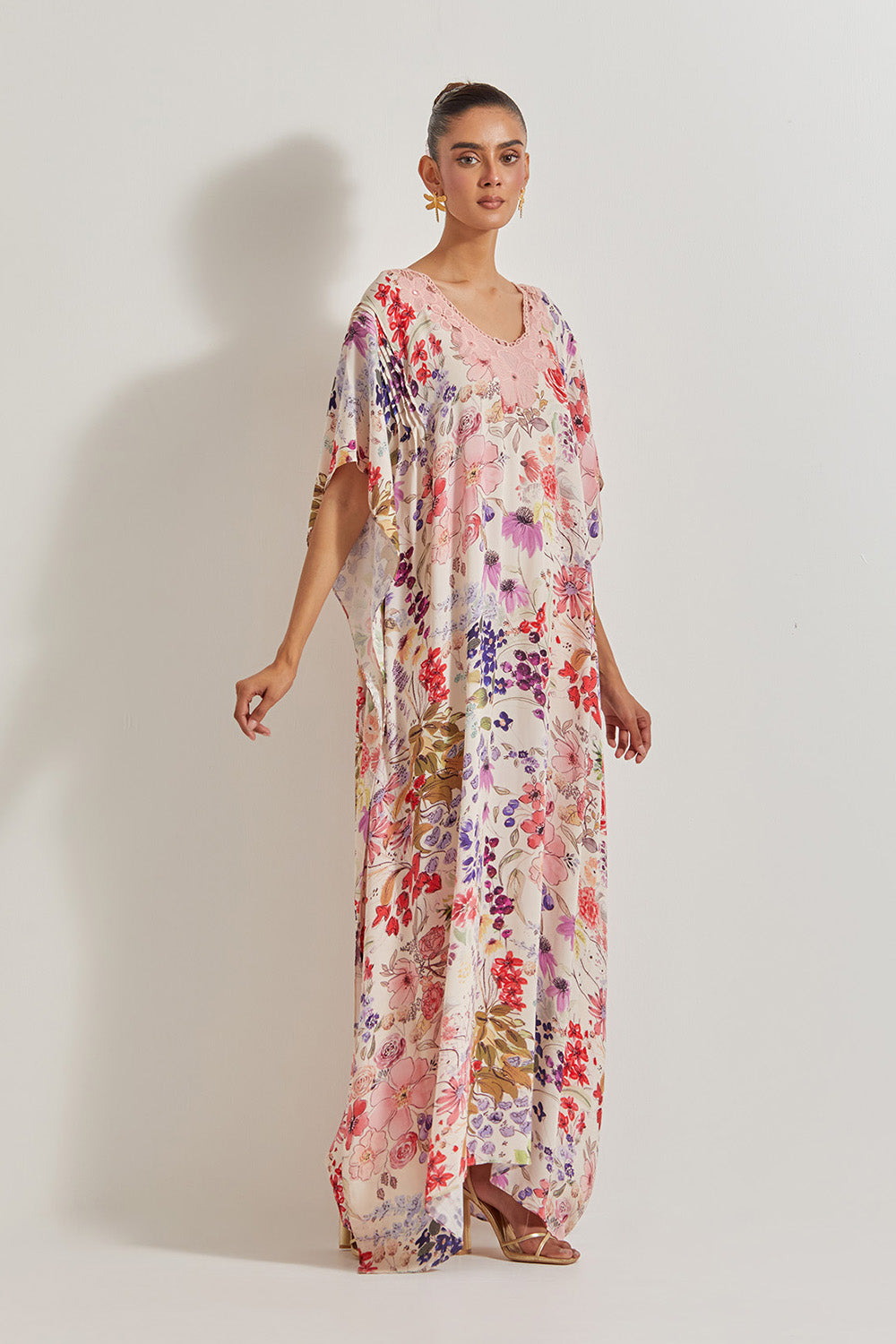 Blooming Burst Kaftan Dress